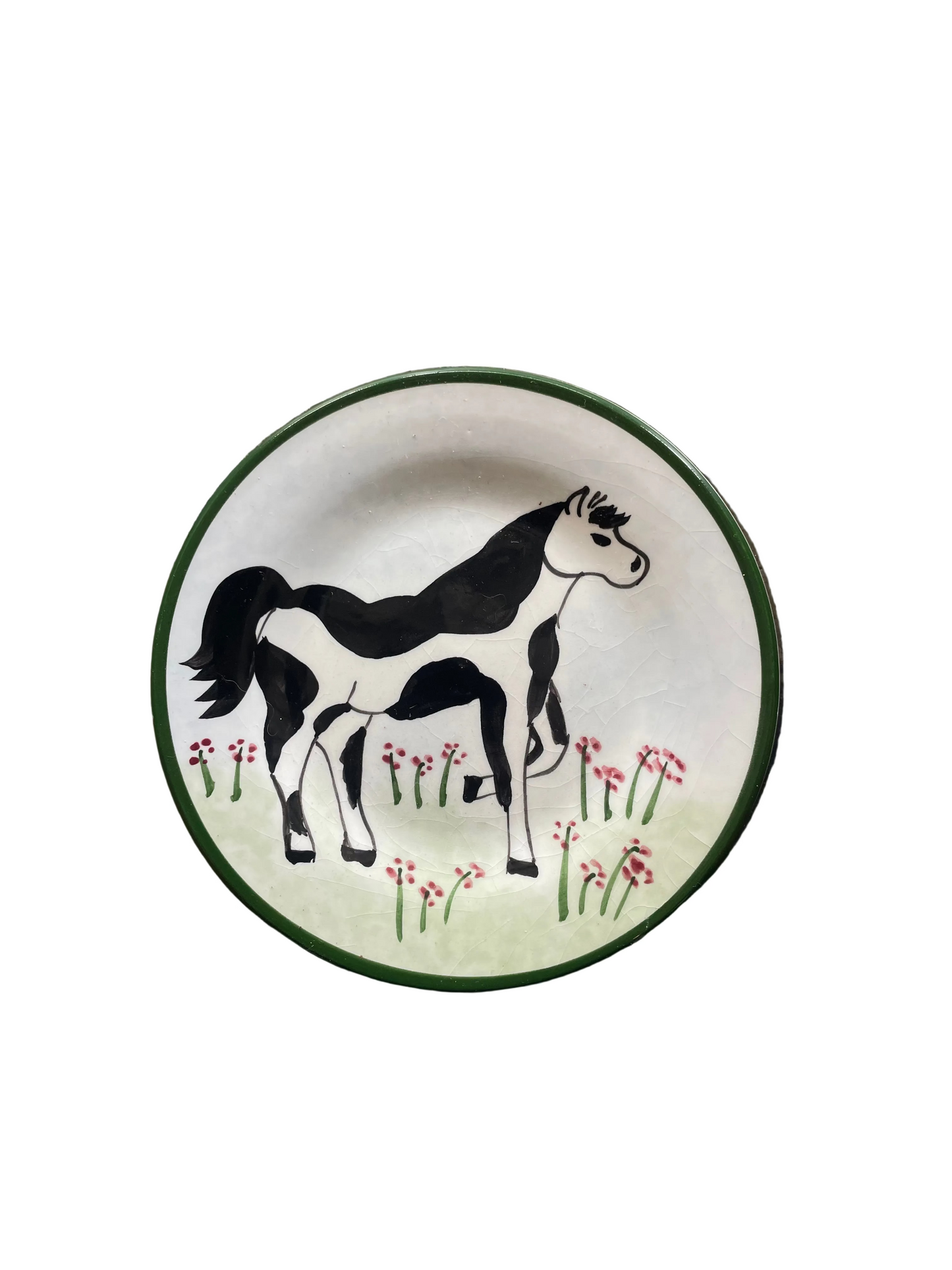 Handpainted Small Horse Dish