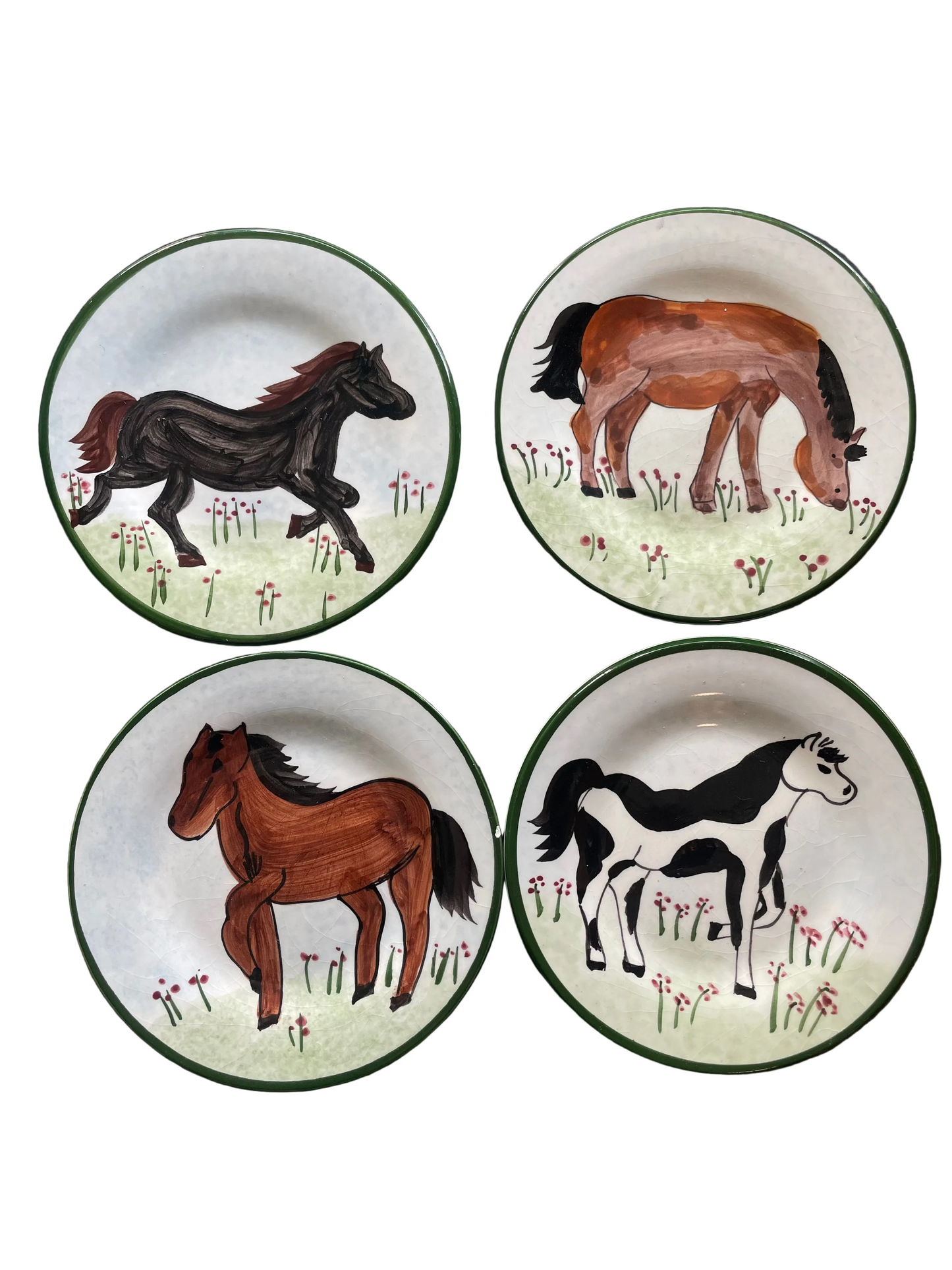 Handpainted Small Horse Dish