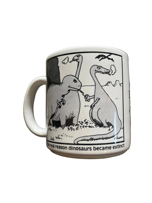 Ceramic Far Side Dinosaur Mug