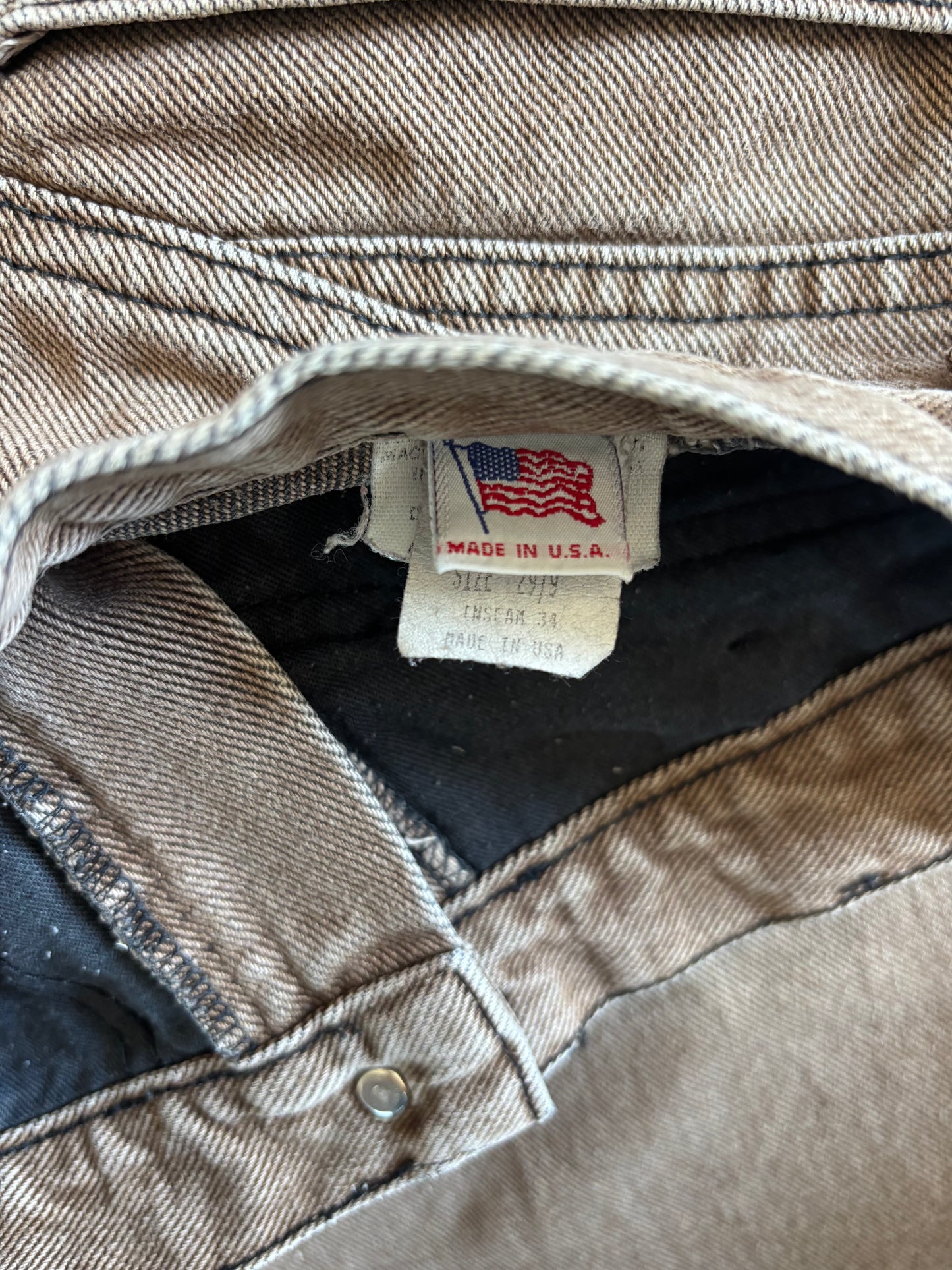 High Waist Brown Rocky Mountain Jeans