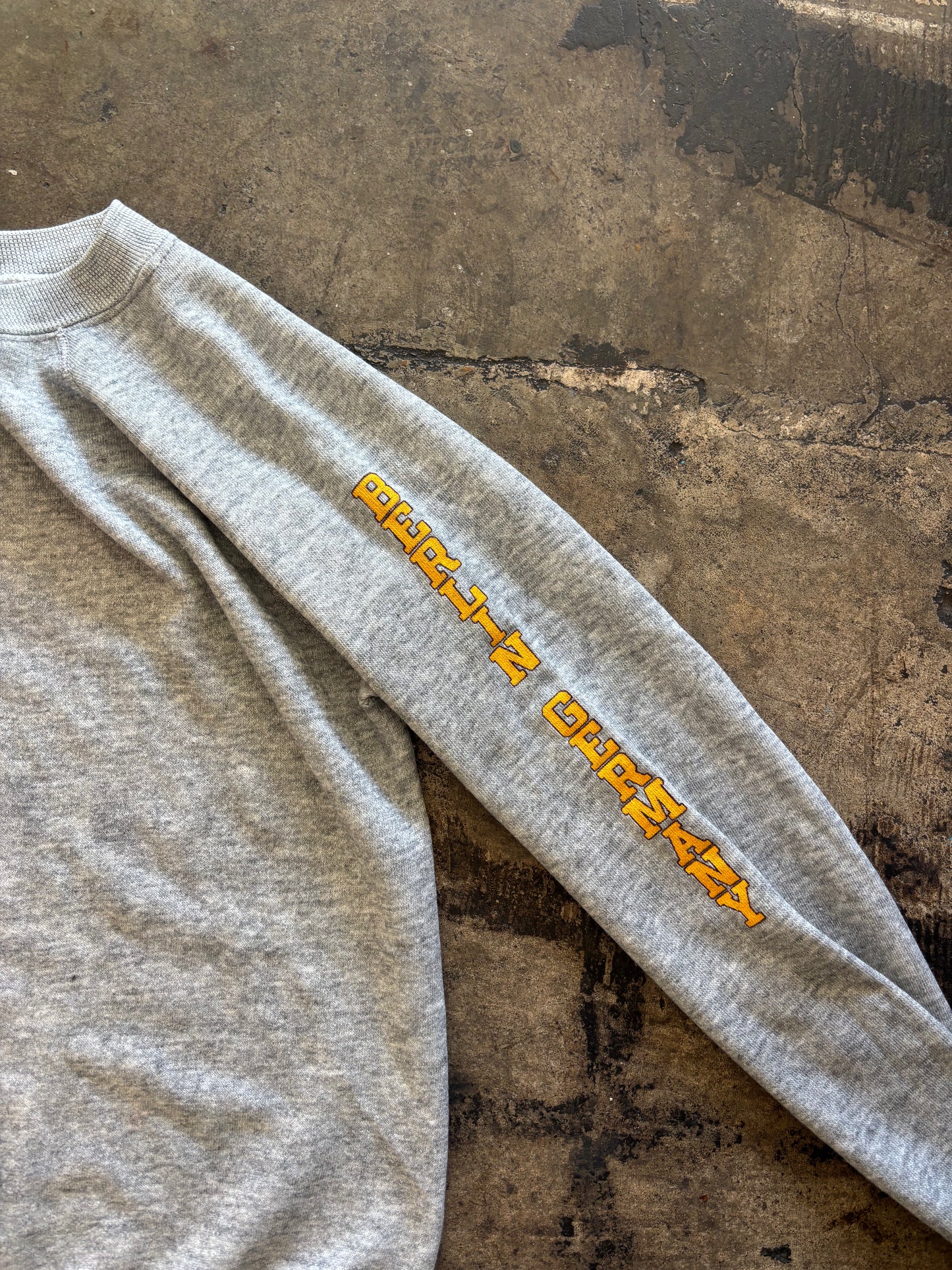 Gray Berlin Crewneck Sweater