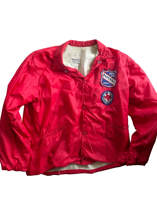 Red Ft. Worth Amateur Hockey Referee Jacket