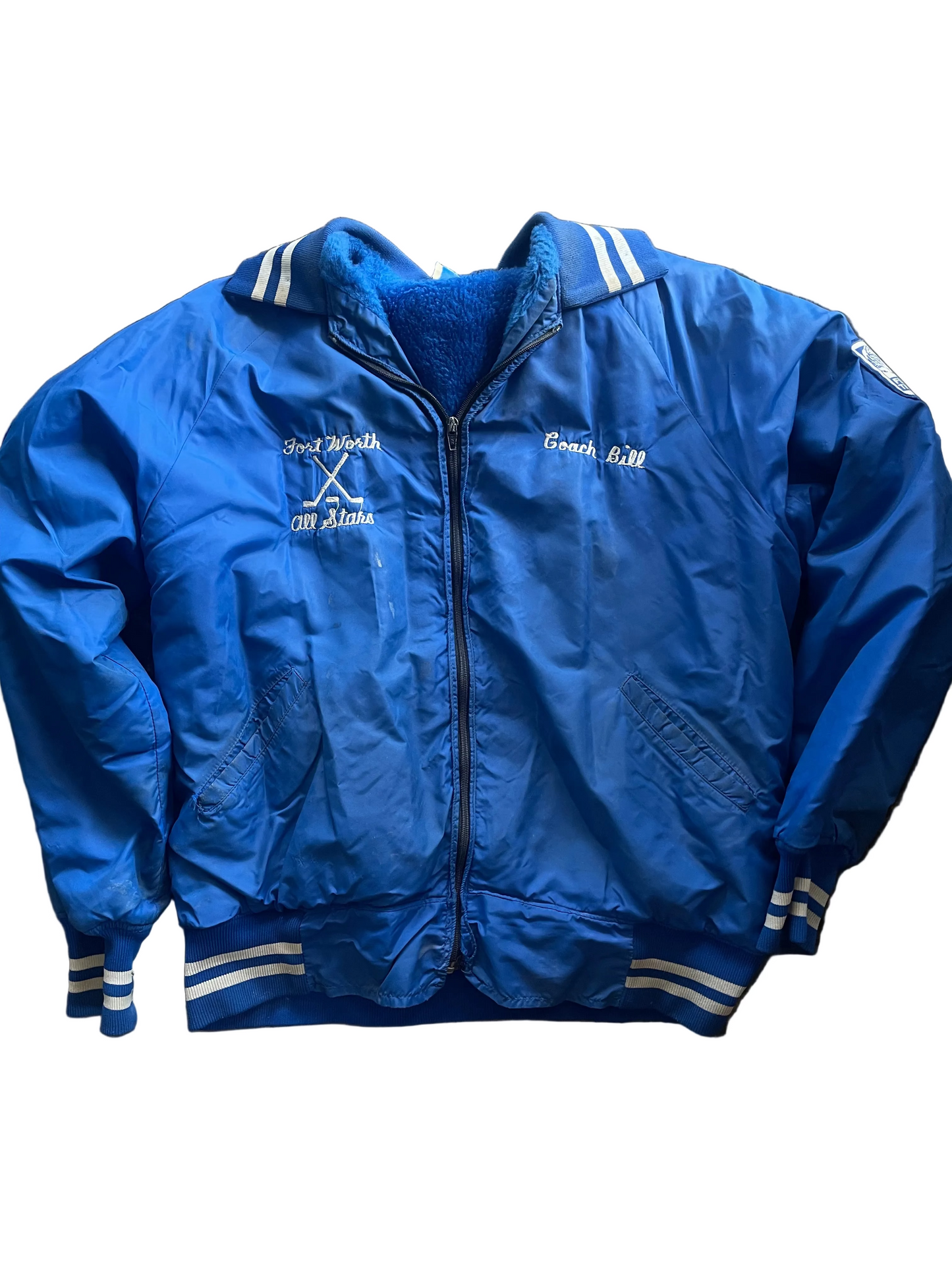 Blue Ft. Worth All Stars Hockey Coach Jacket