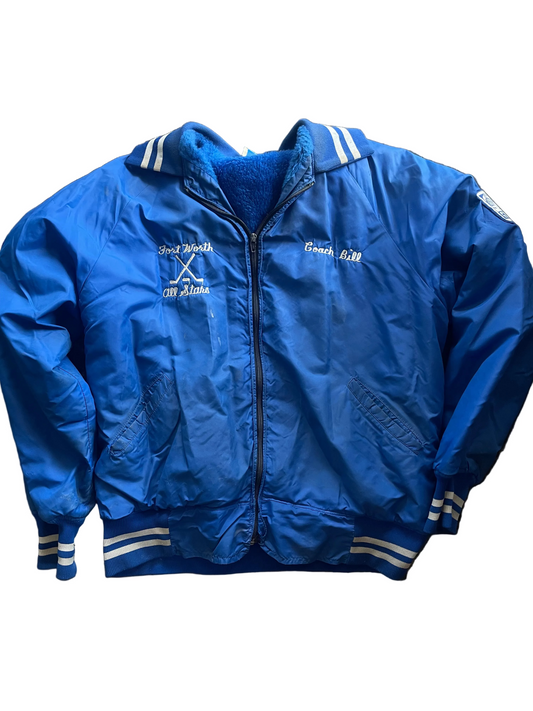Blue Ft. Worth All Stars Hockey Coach Jacket