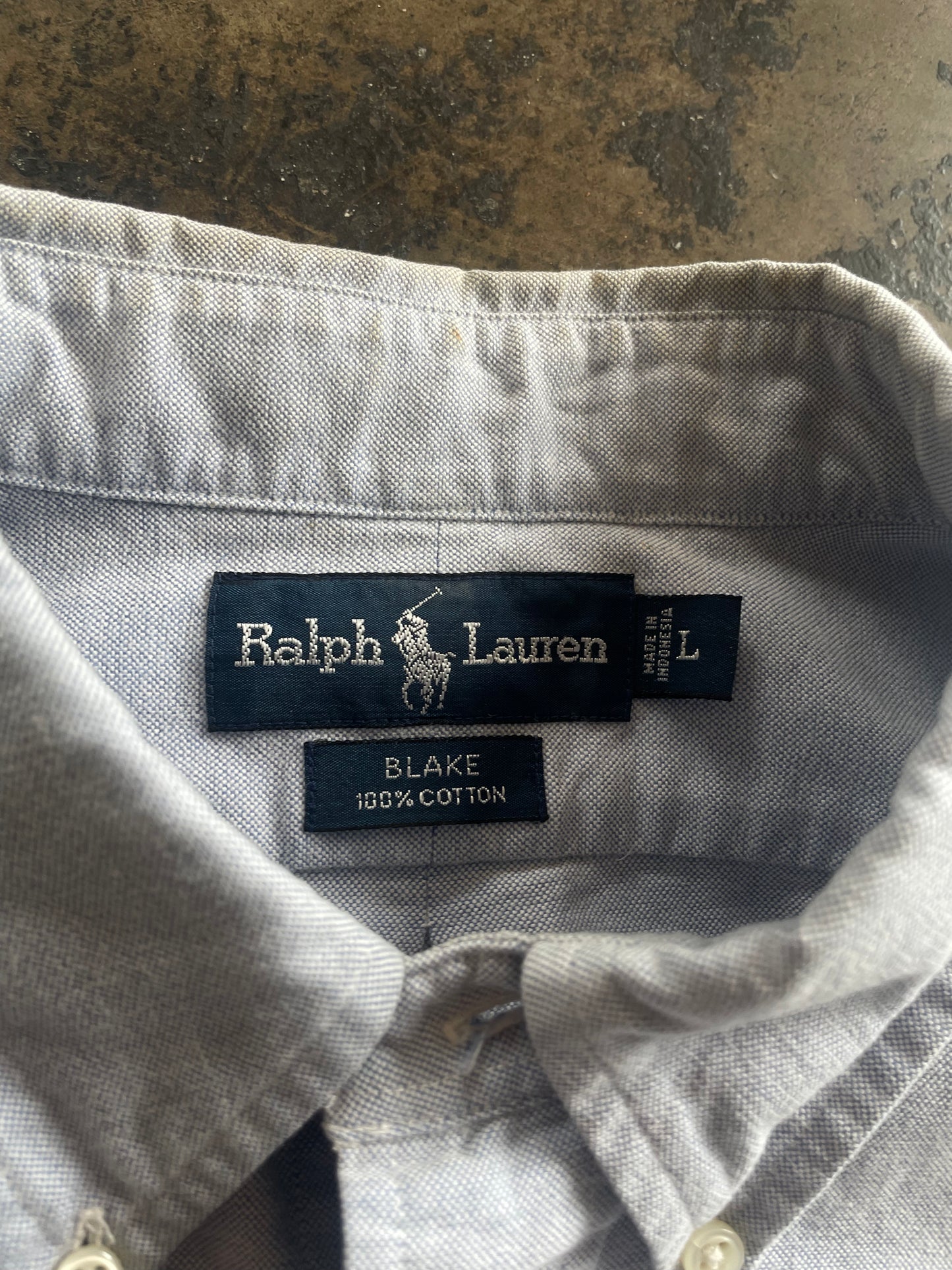 Ralph Lauren Light Blue Blake Button Up