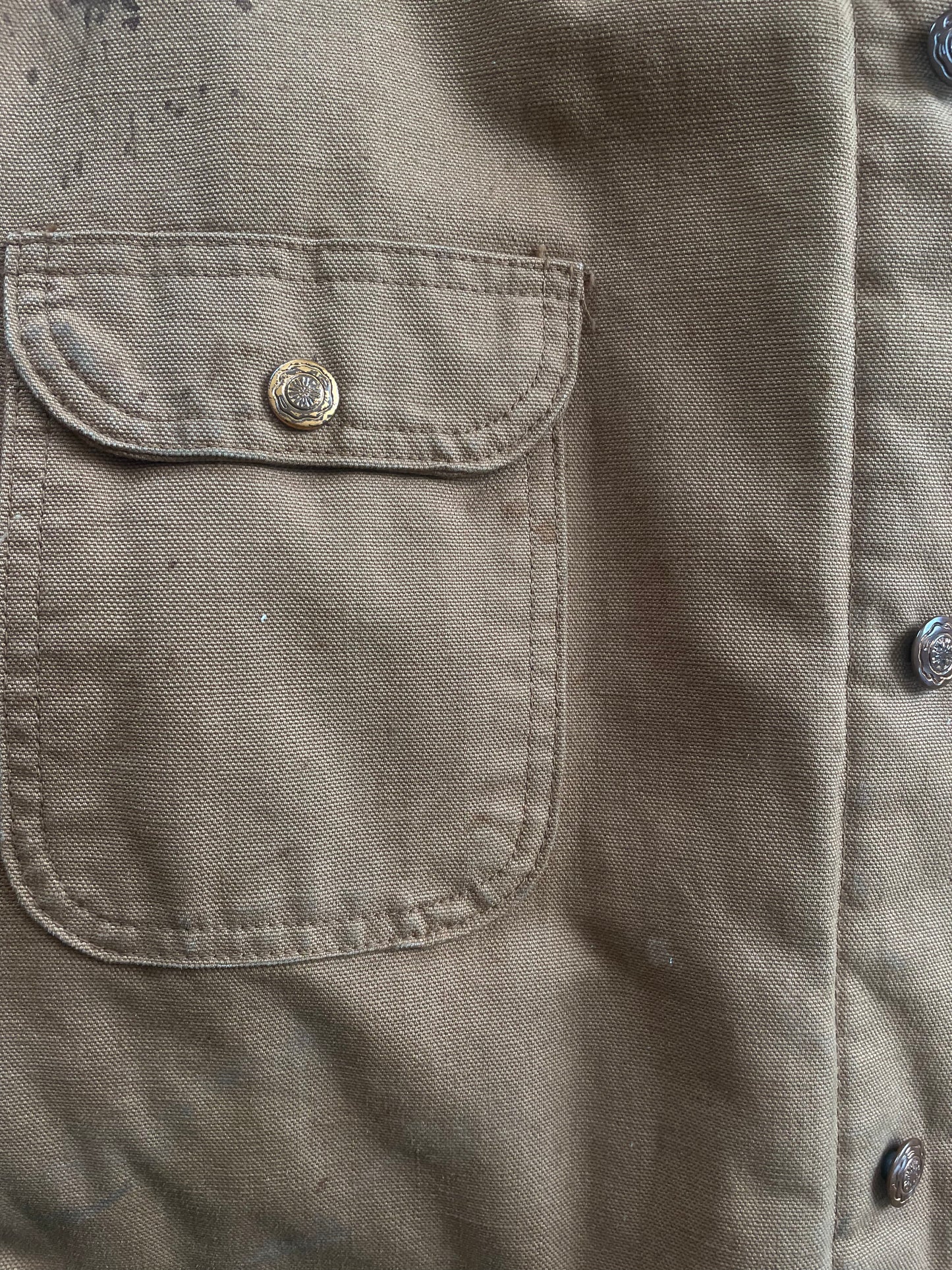 Brown Blue Bell Utility Coat
