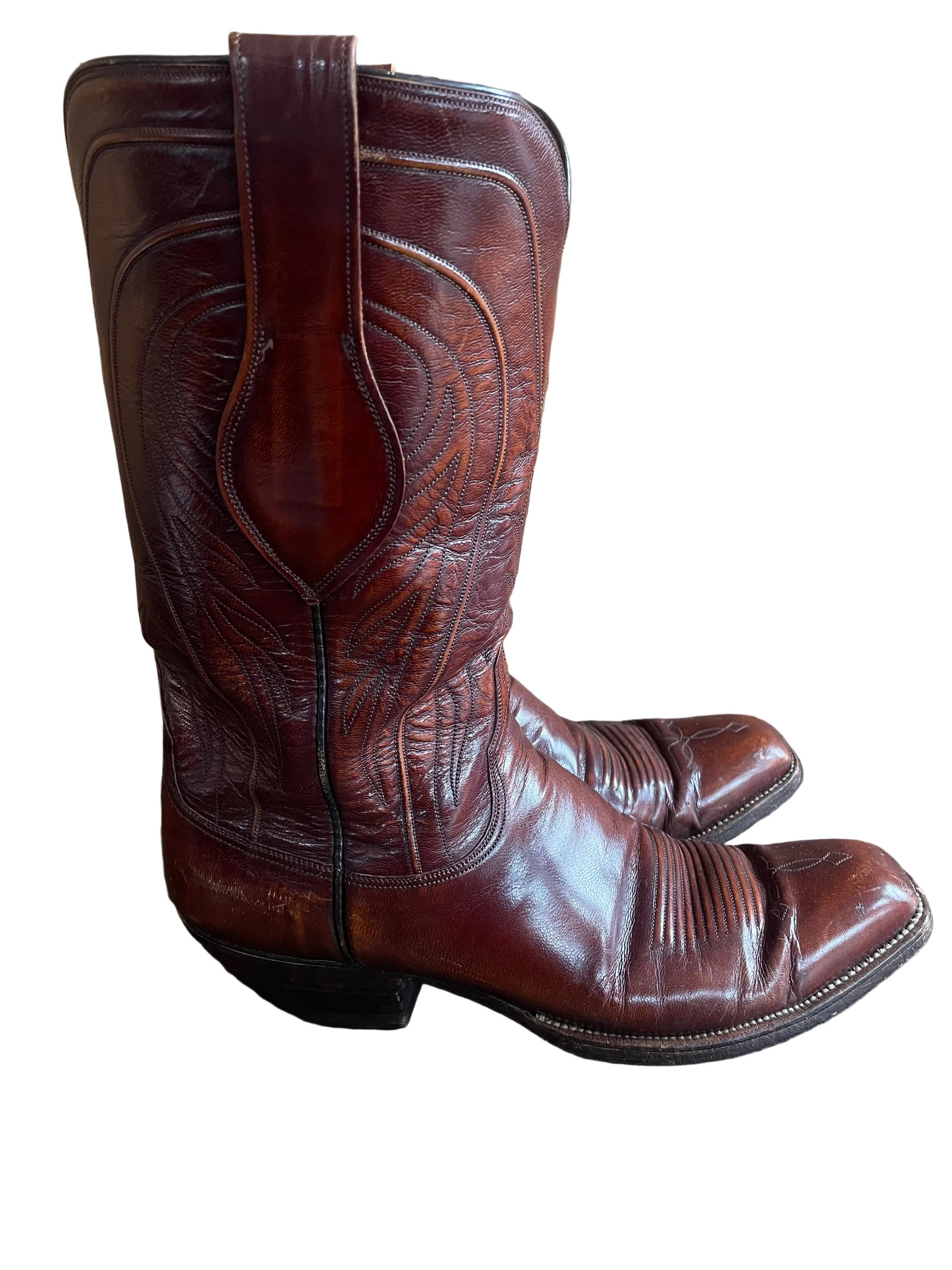 Warm Brown Lucchese Cowboy Boots