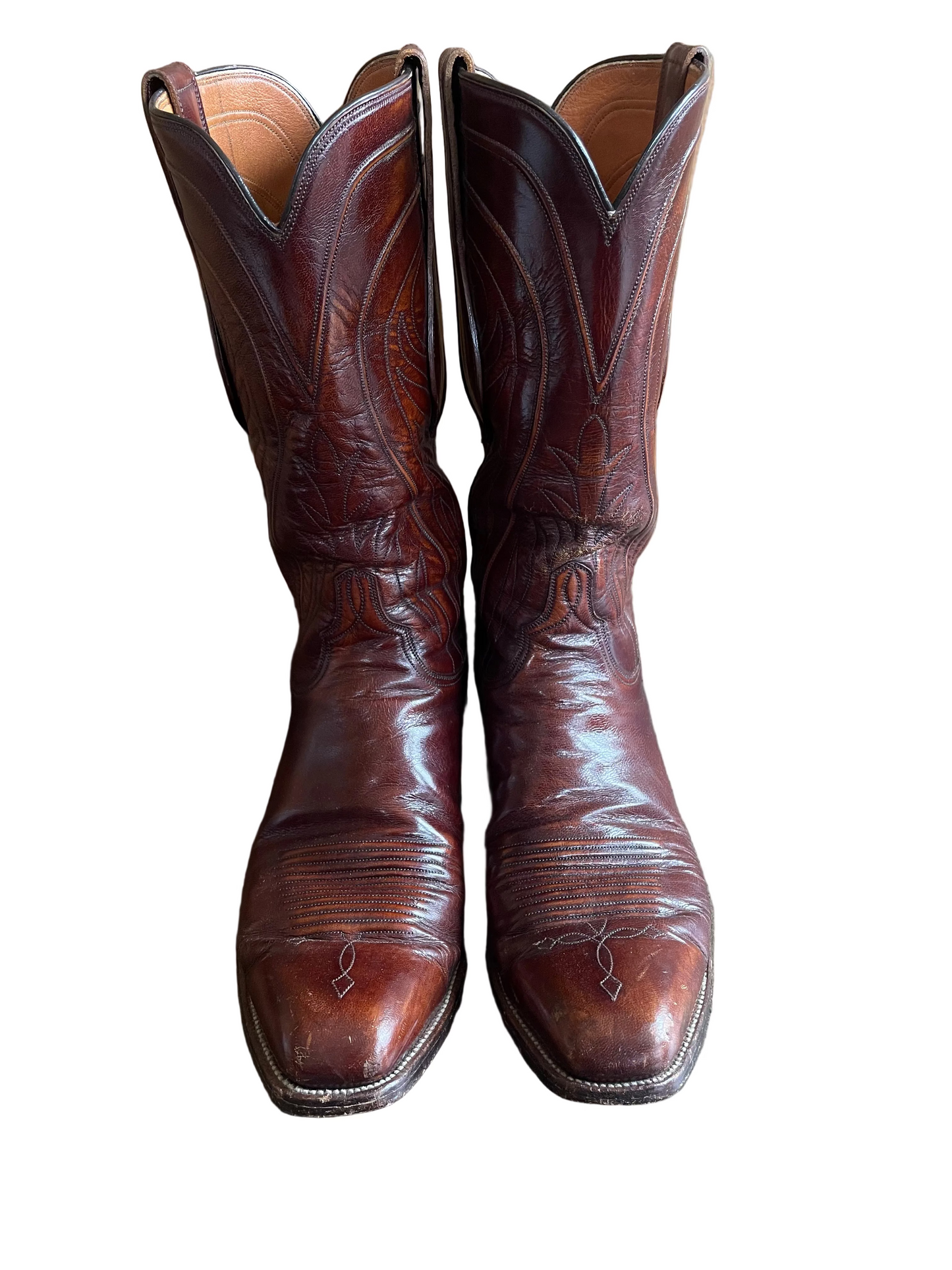 Warm Brown Lucchese Cowboy Boots