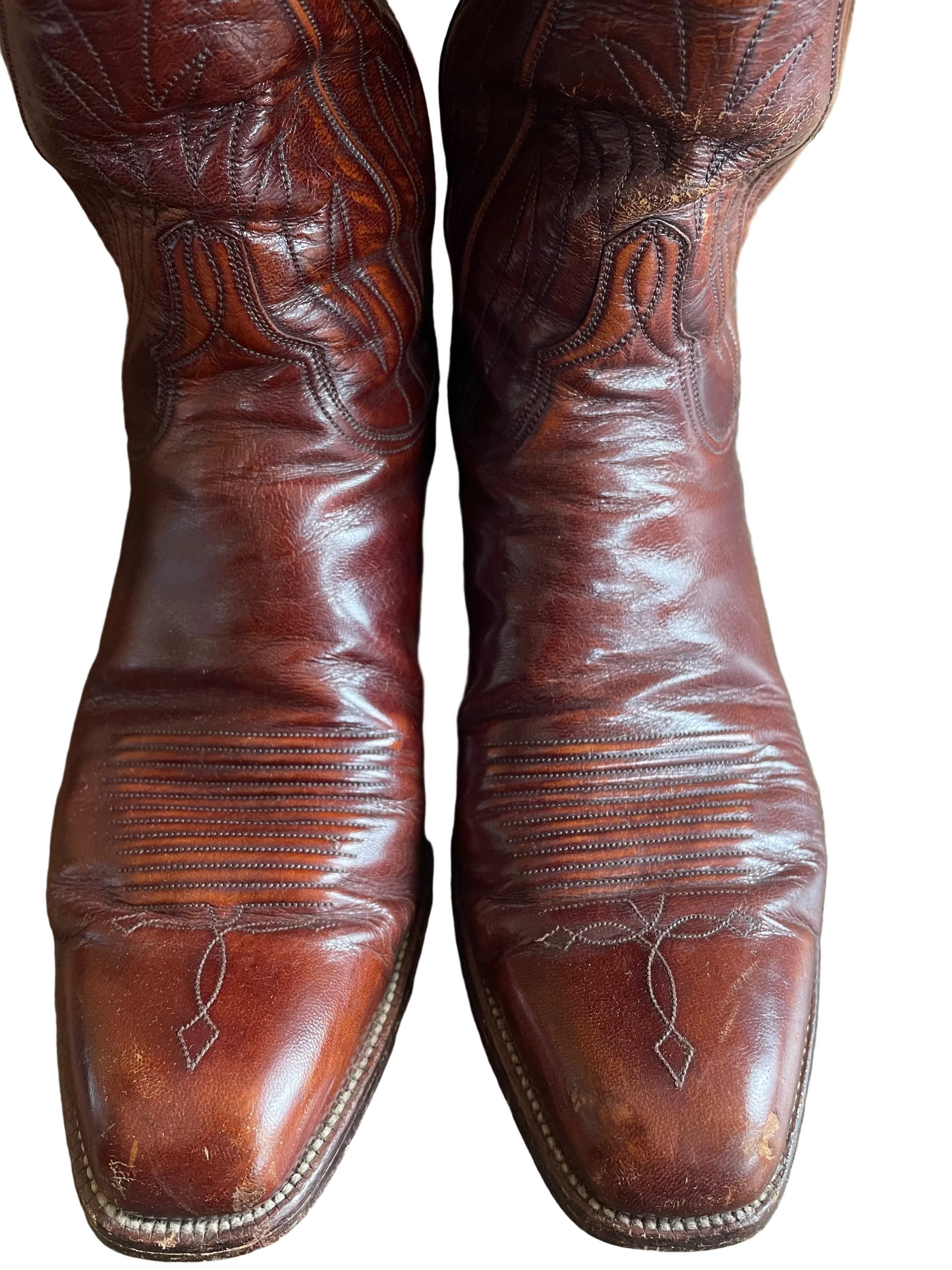 Warm Brown Lucchese Cowboy Boots