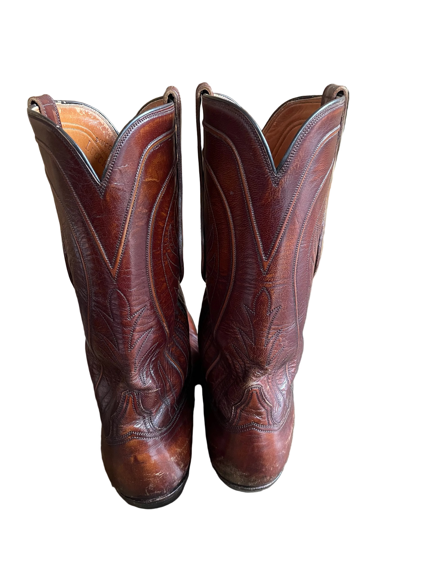 Warm Brown Lucchese Cowboy Boots