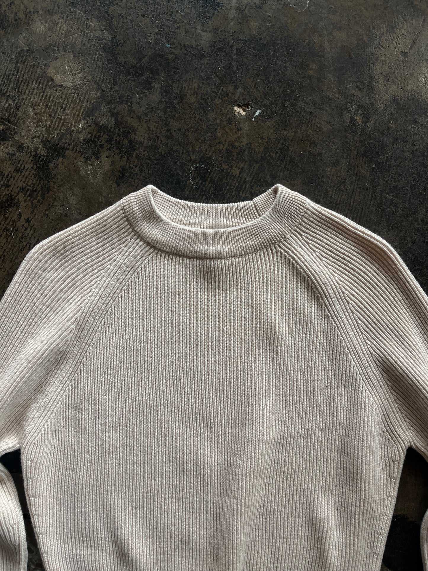 Sezane Button Sleeve Tan Sweater