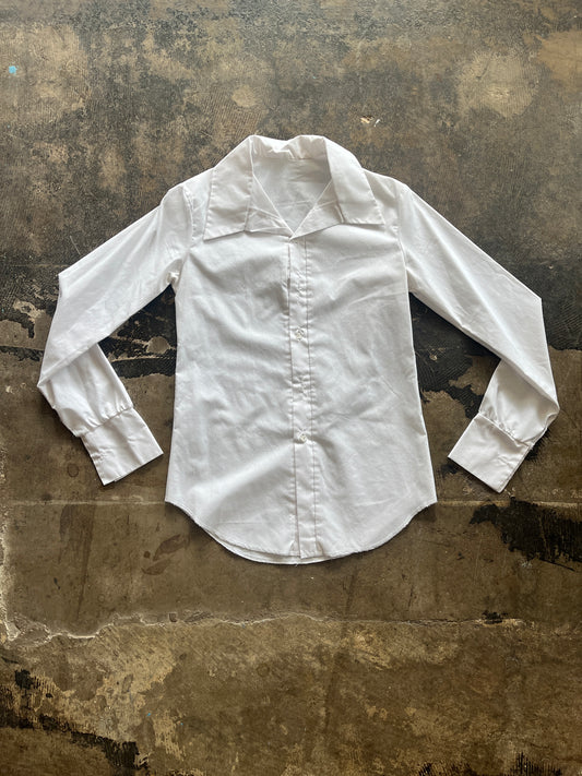 Handmade White Button Up Blouse