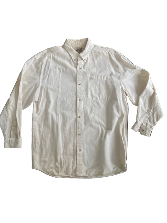 Cream Guess Button Up