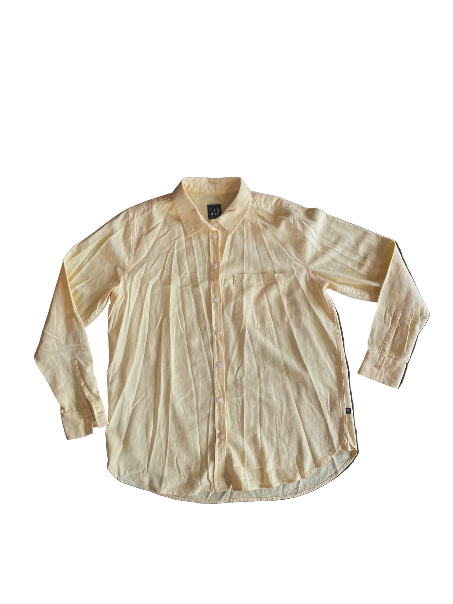 Light Yellow Gap Button Up