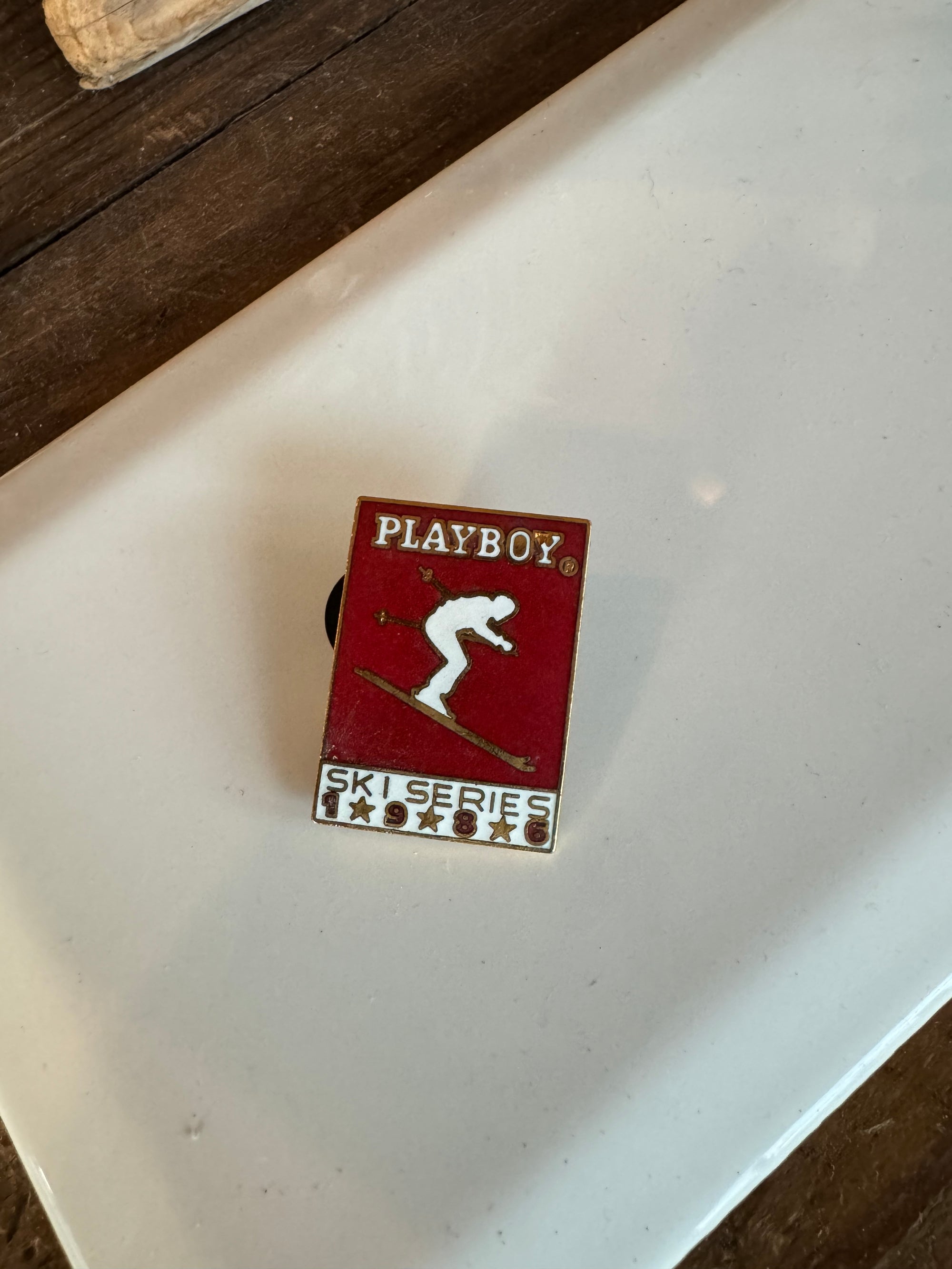 Playboy Ski Pin