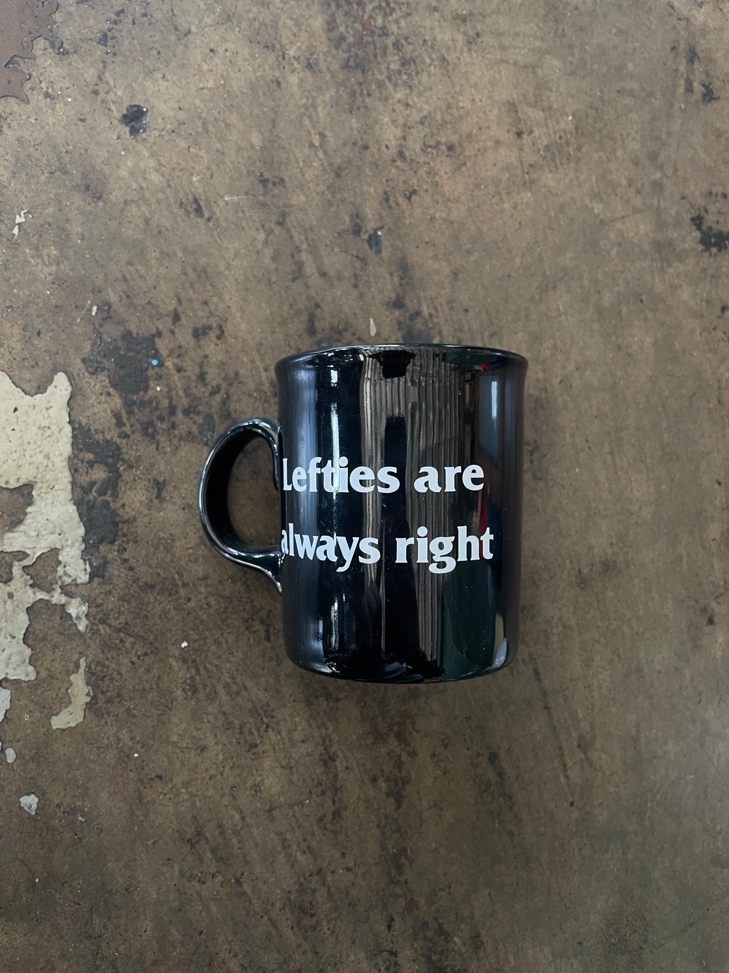 Black Lefties Ceramic Mug