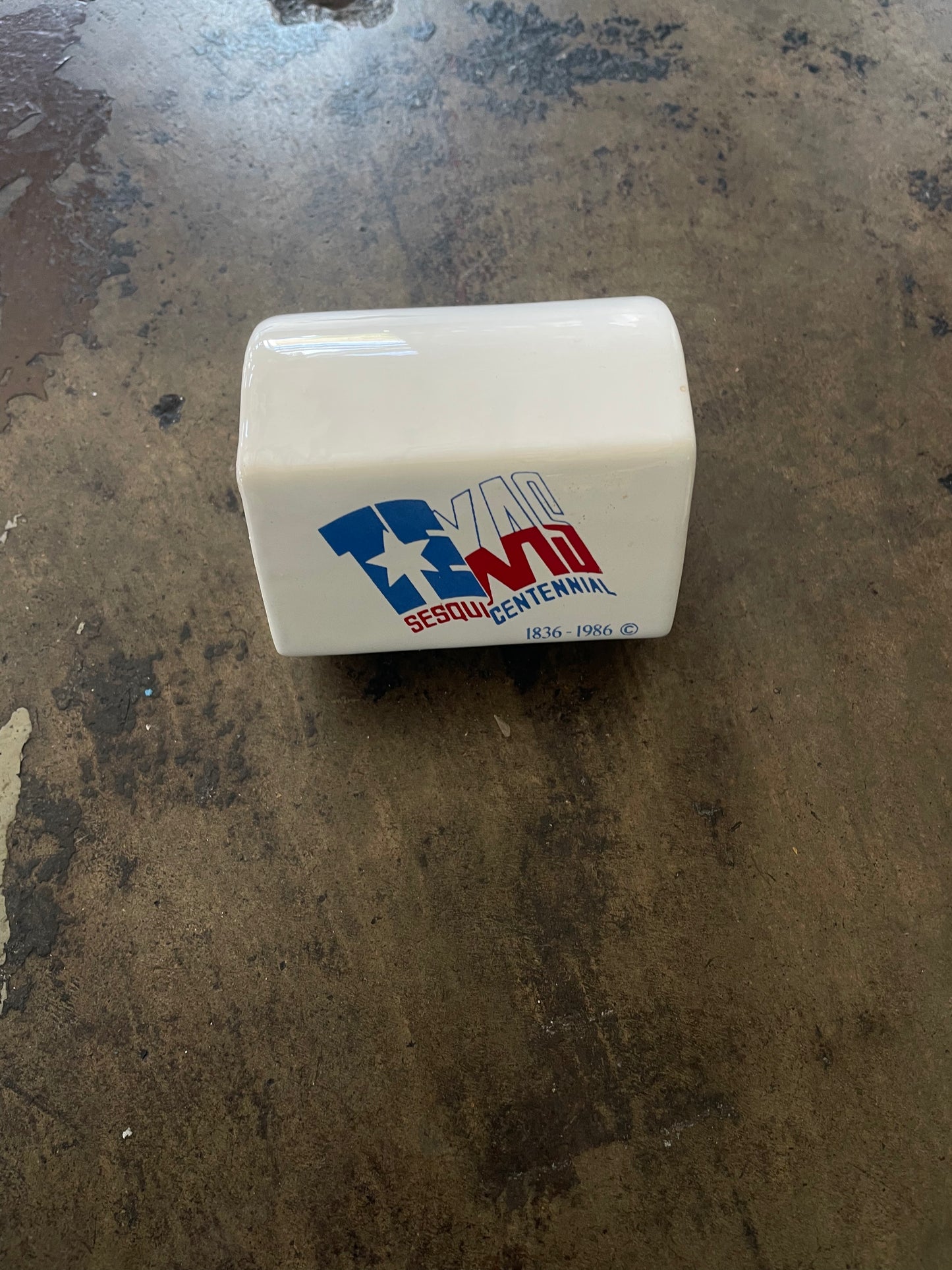 White Texas Sesquicentennial Mug