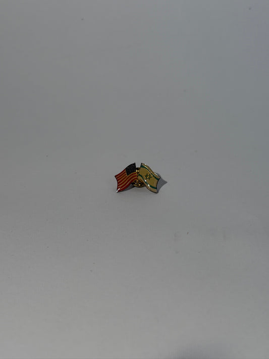 USA/Israel Flag Pin