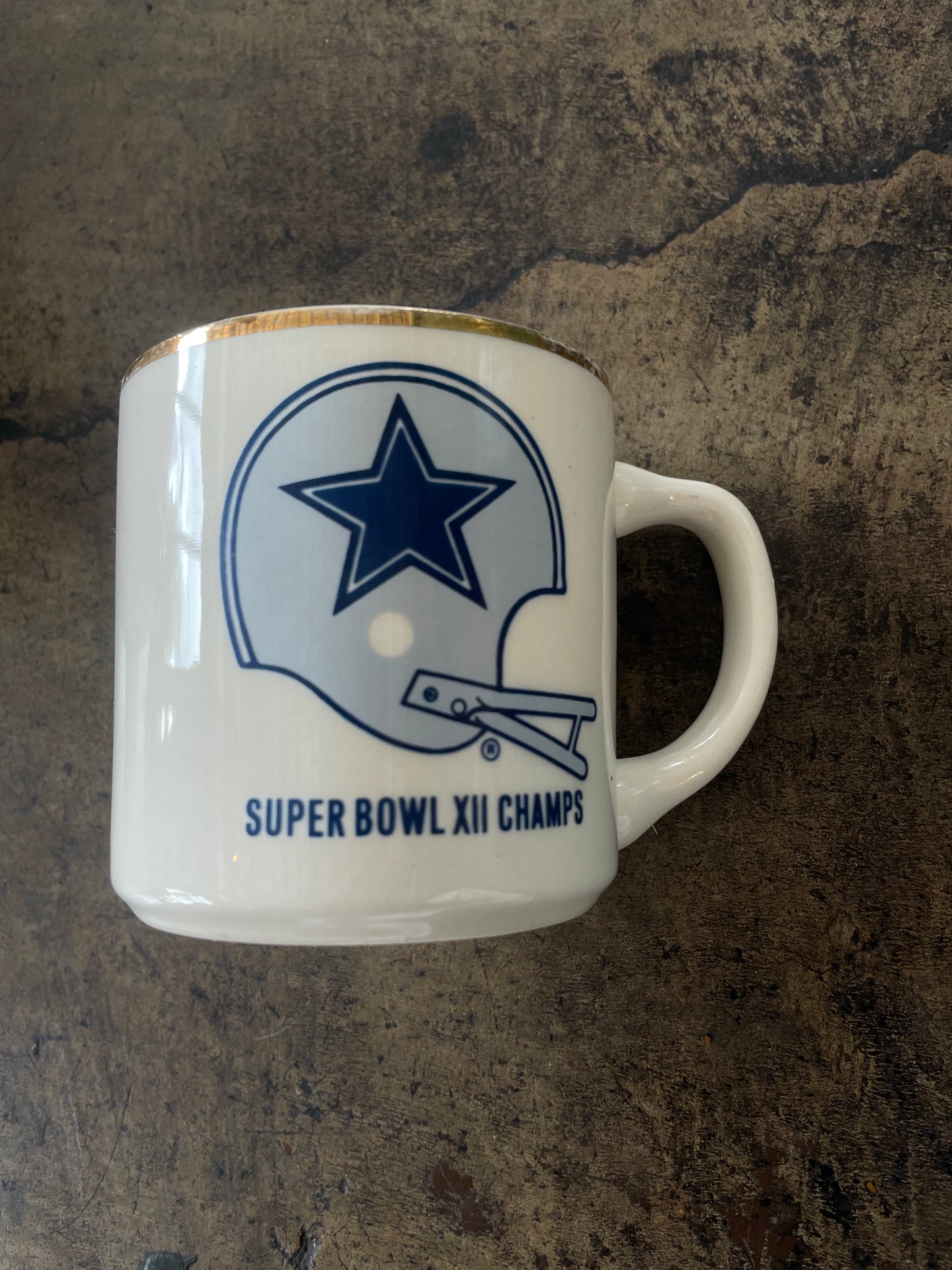 Dallas Cowboy Super Bowl XII Champs Ceramic Mug