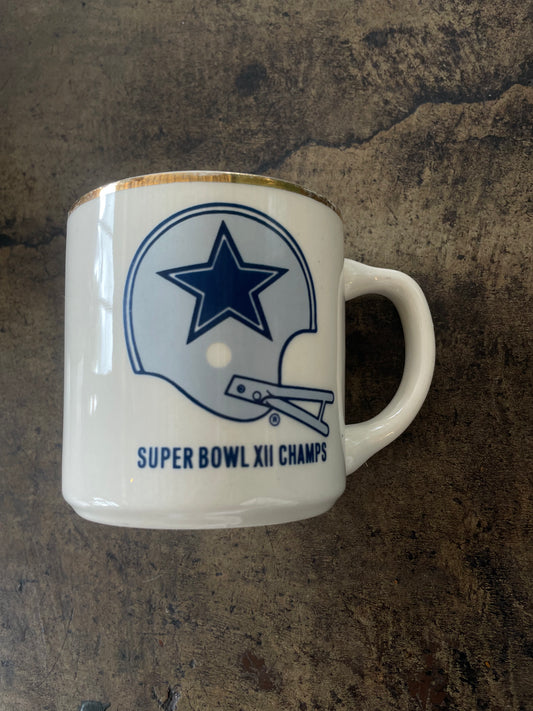 Dallas Cowboy Super Bowl XII Champs Ceramic Mug