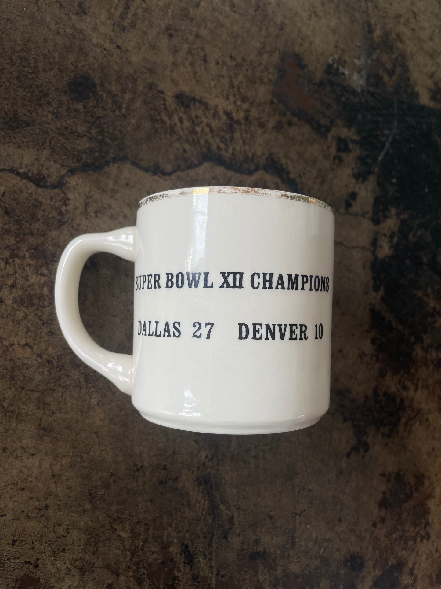 Dallas Cowboy Super Bowl XII Champs Ceramic Mug