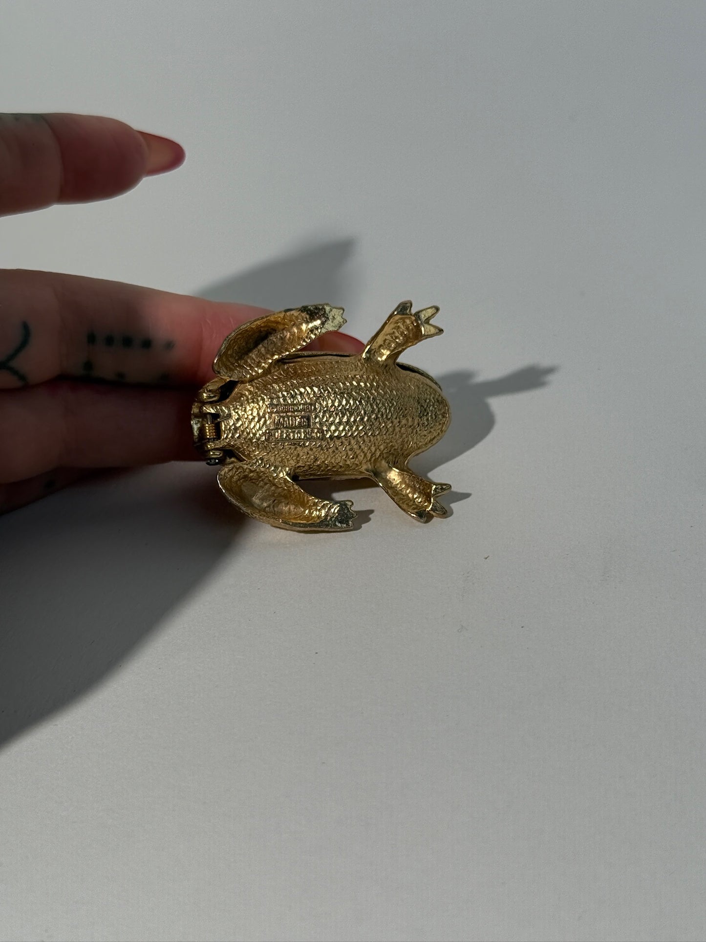 Brass Gold Toad Case