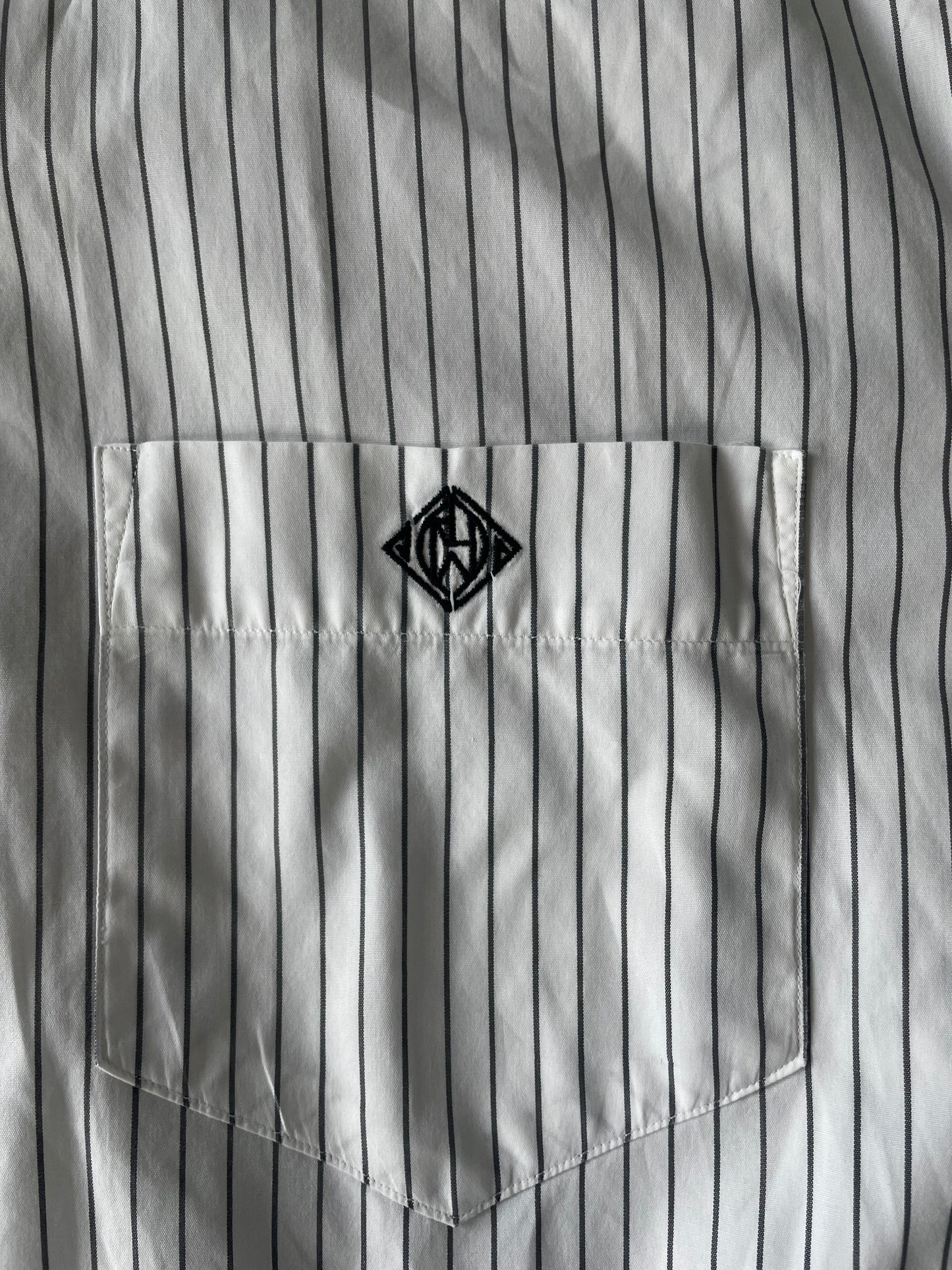 Ralph Lauren Gray Striped Button Up