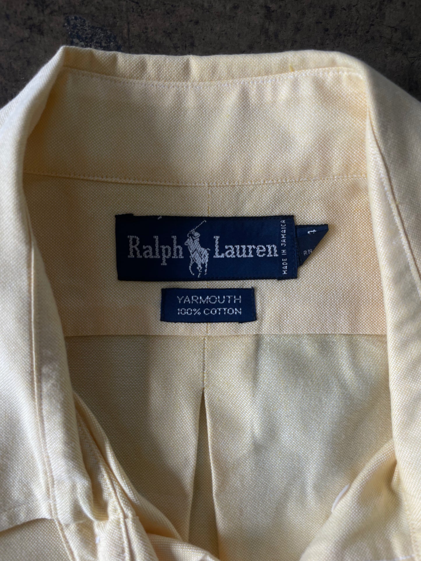 Ralph Lauren Yellow Varmouth Button Up