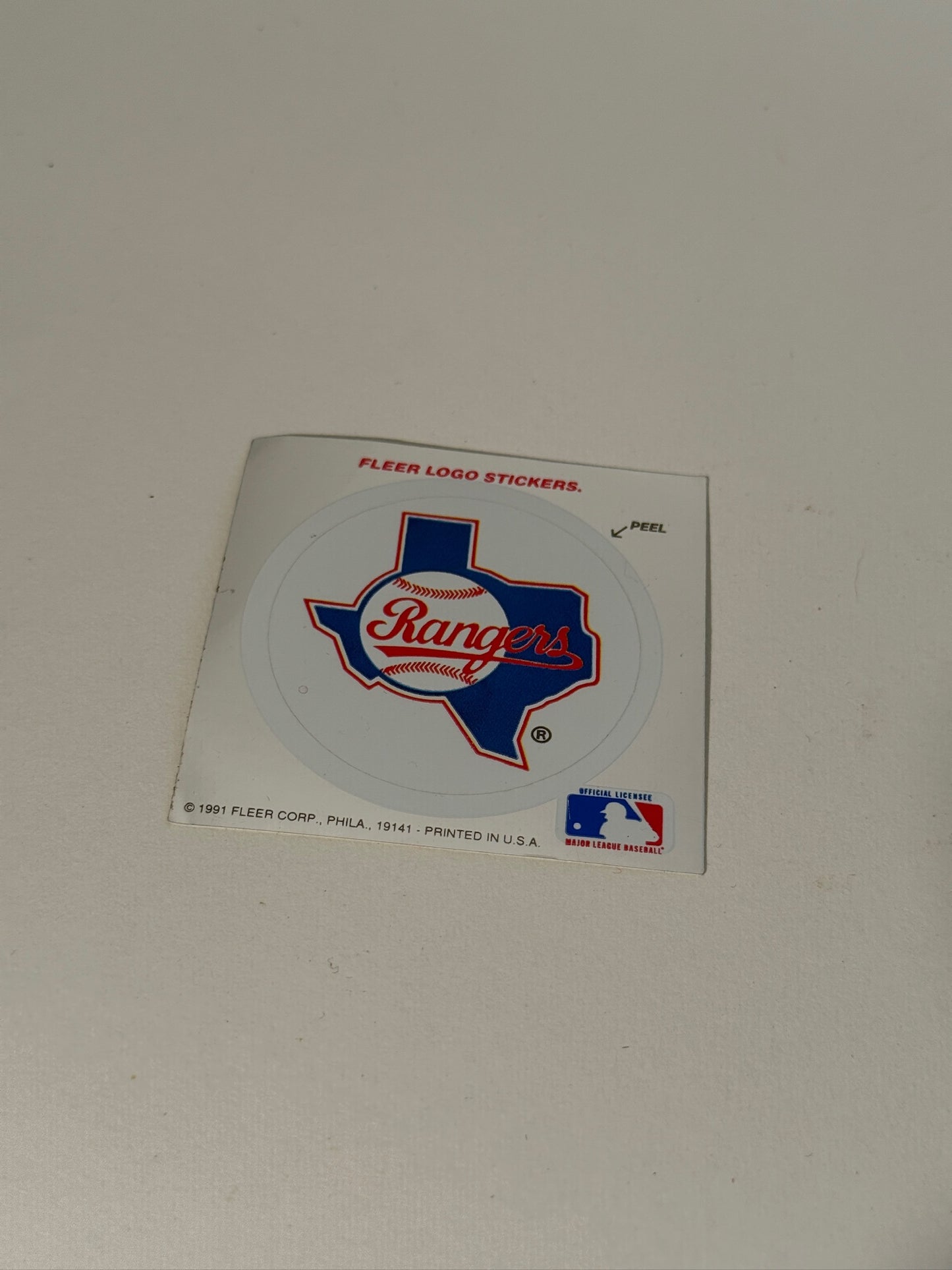 Color Logo Texas Rangers Sticker