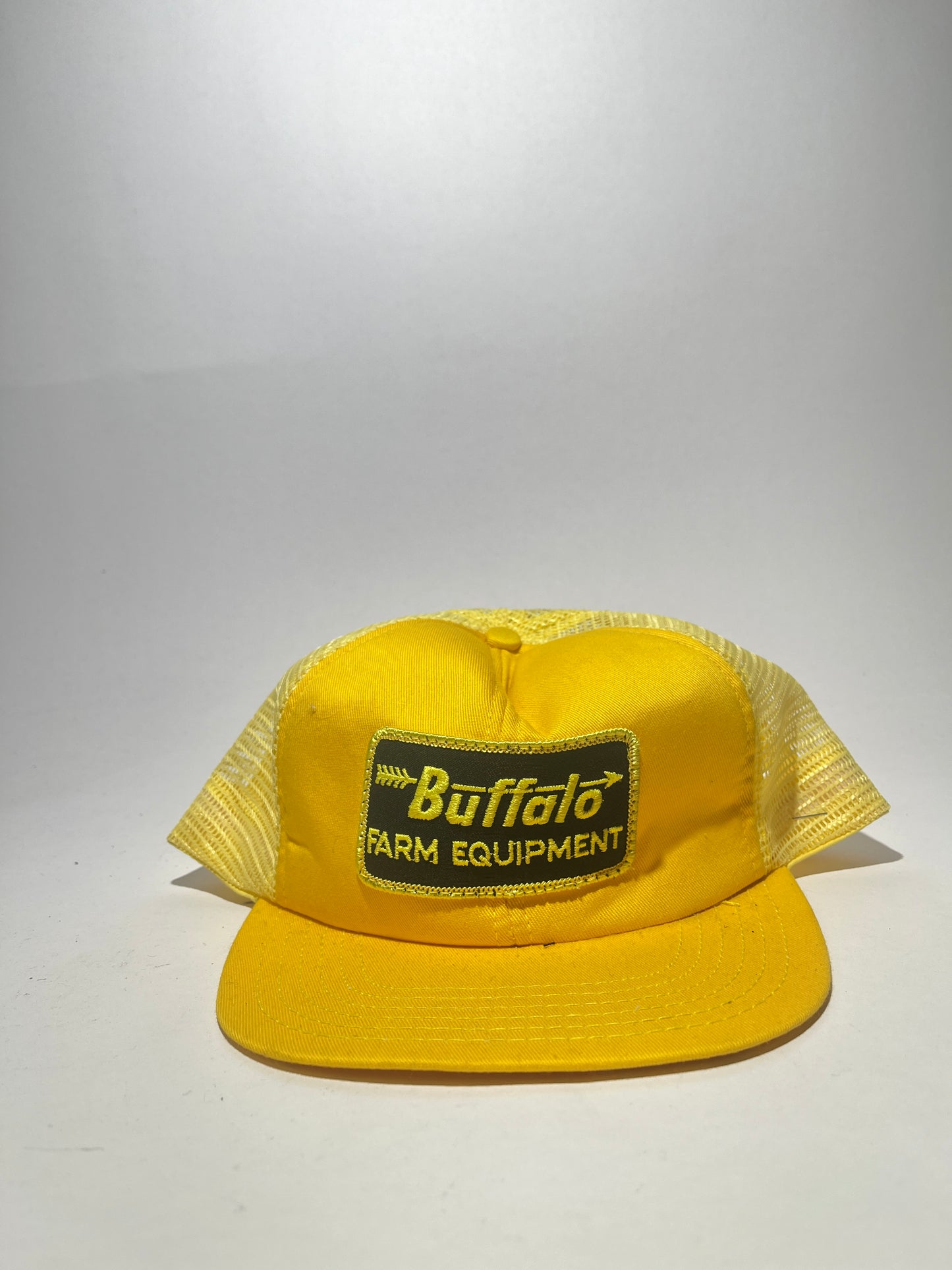 Yellow Buffalo Farm Equipment Trucker Hat