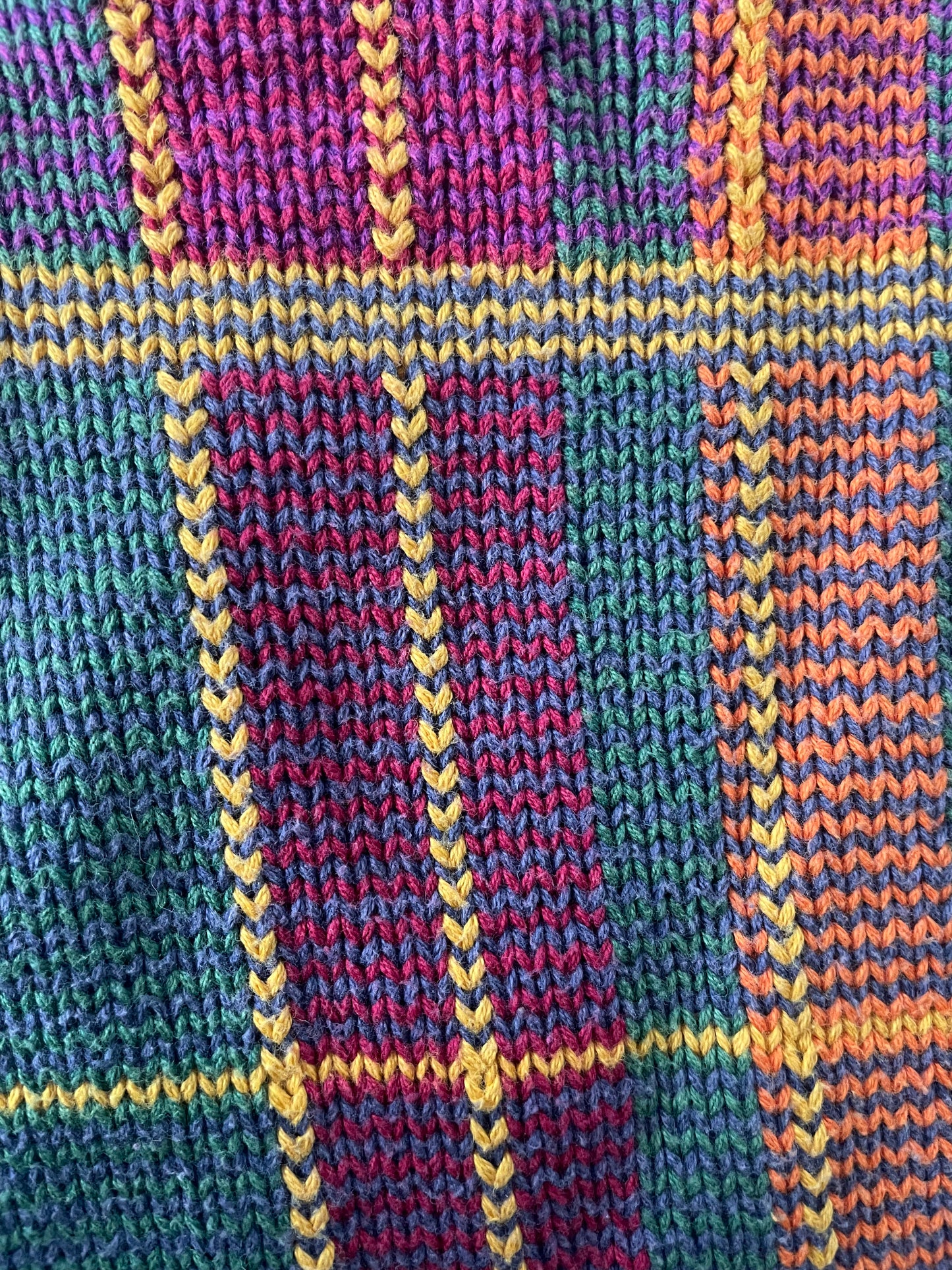 Nautica Bright Plaid Knit