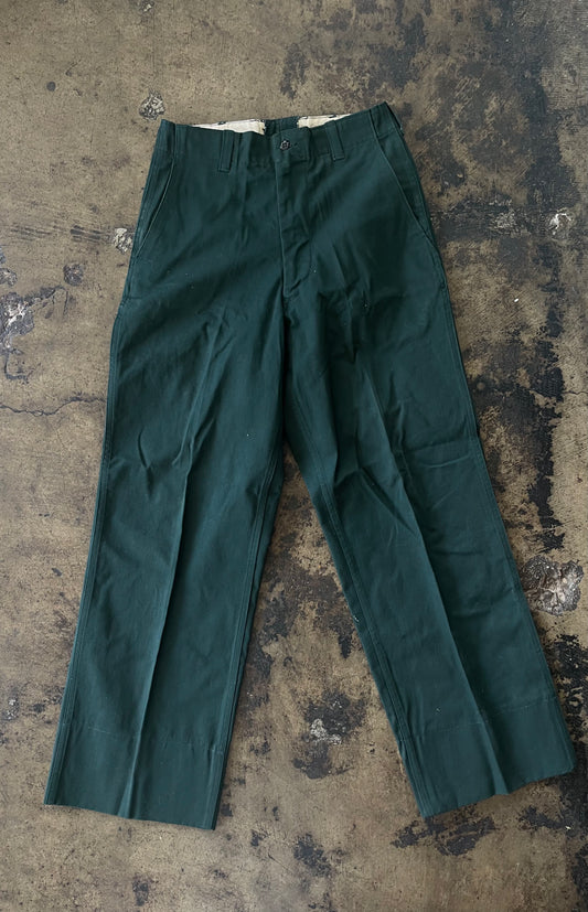 Vintage Green Uniform Pants