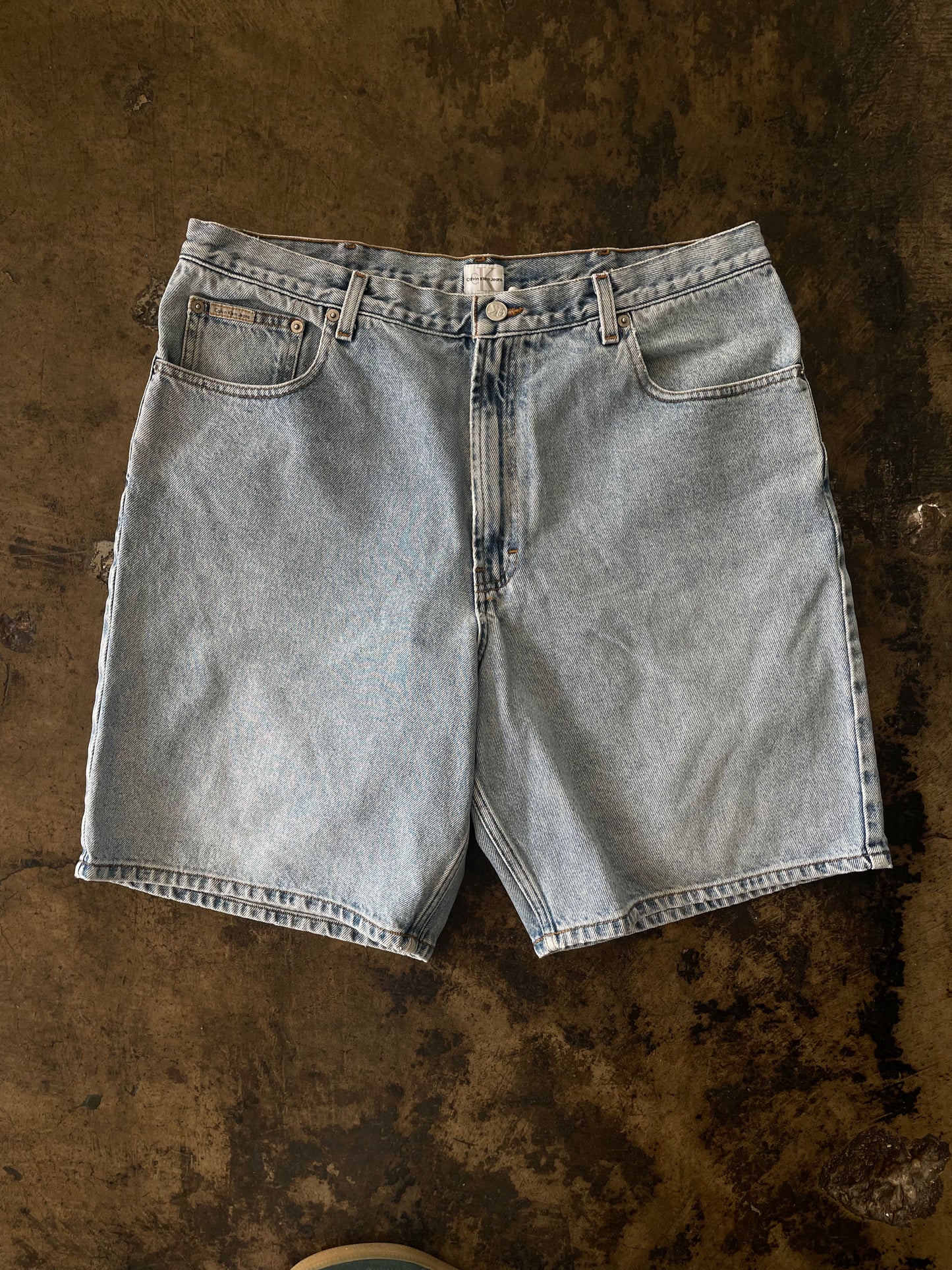 Light Wash Calvin Klein Jean Shorts