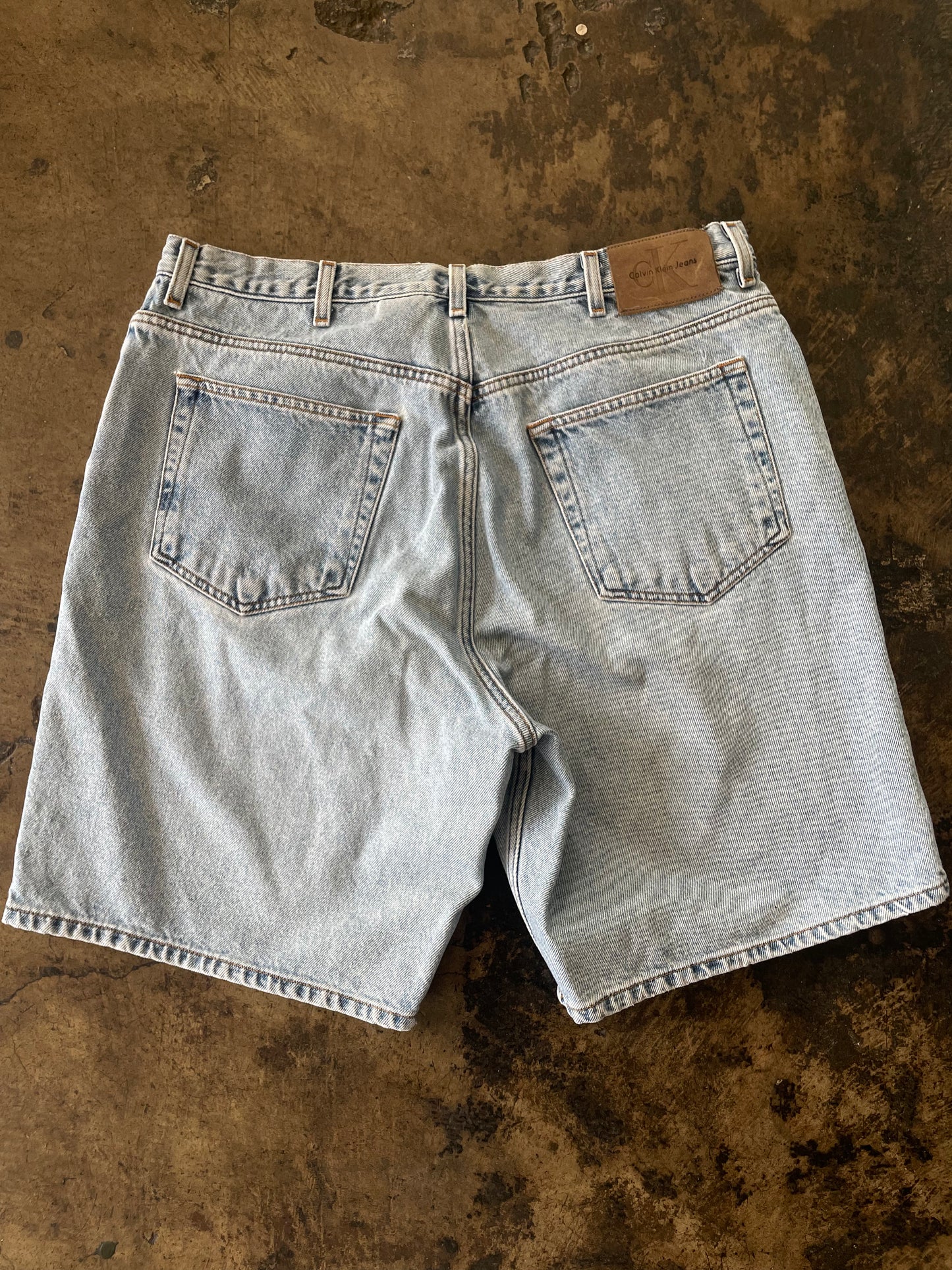 Light Wash Calvin Klein Jean Shorts