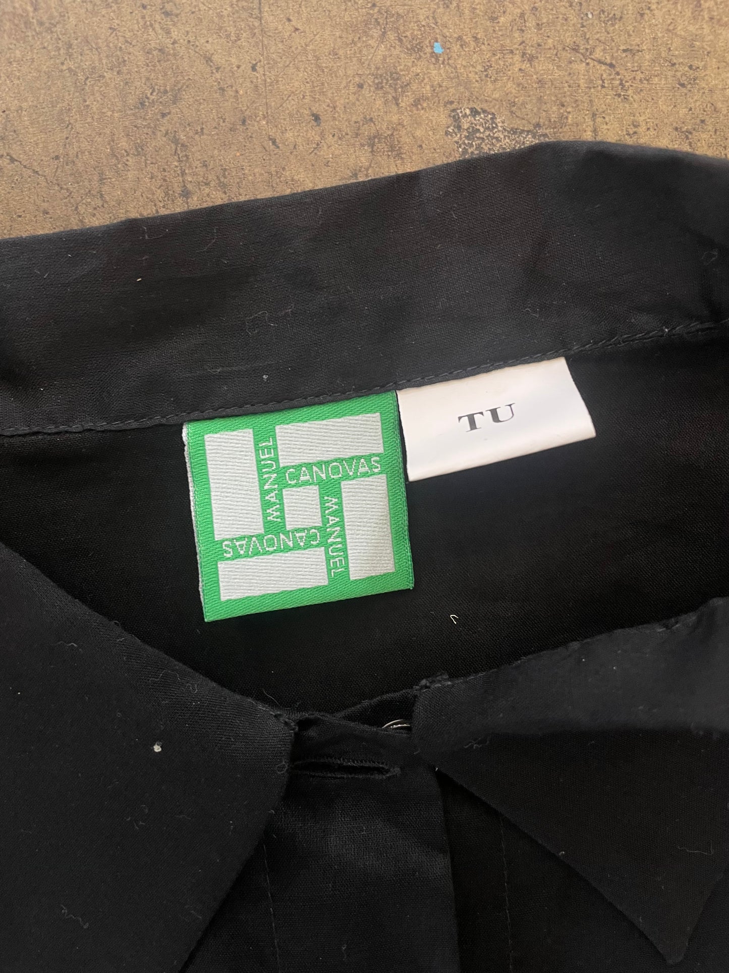 Manuel Canovas Black Button Up