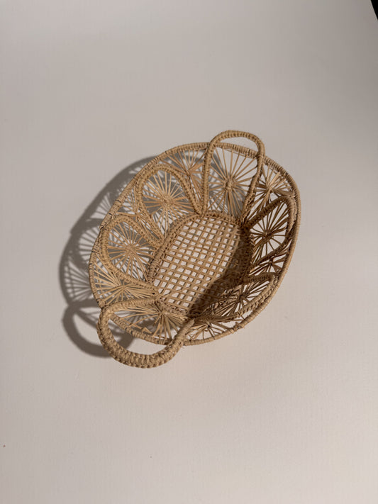 Small Straw Woven Basket