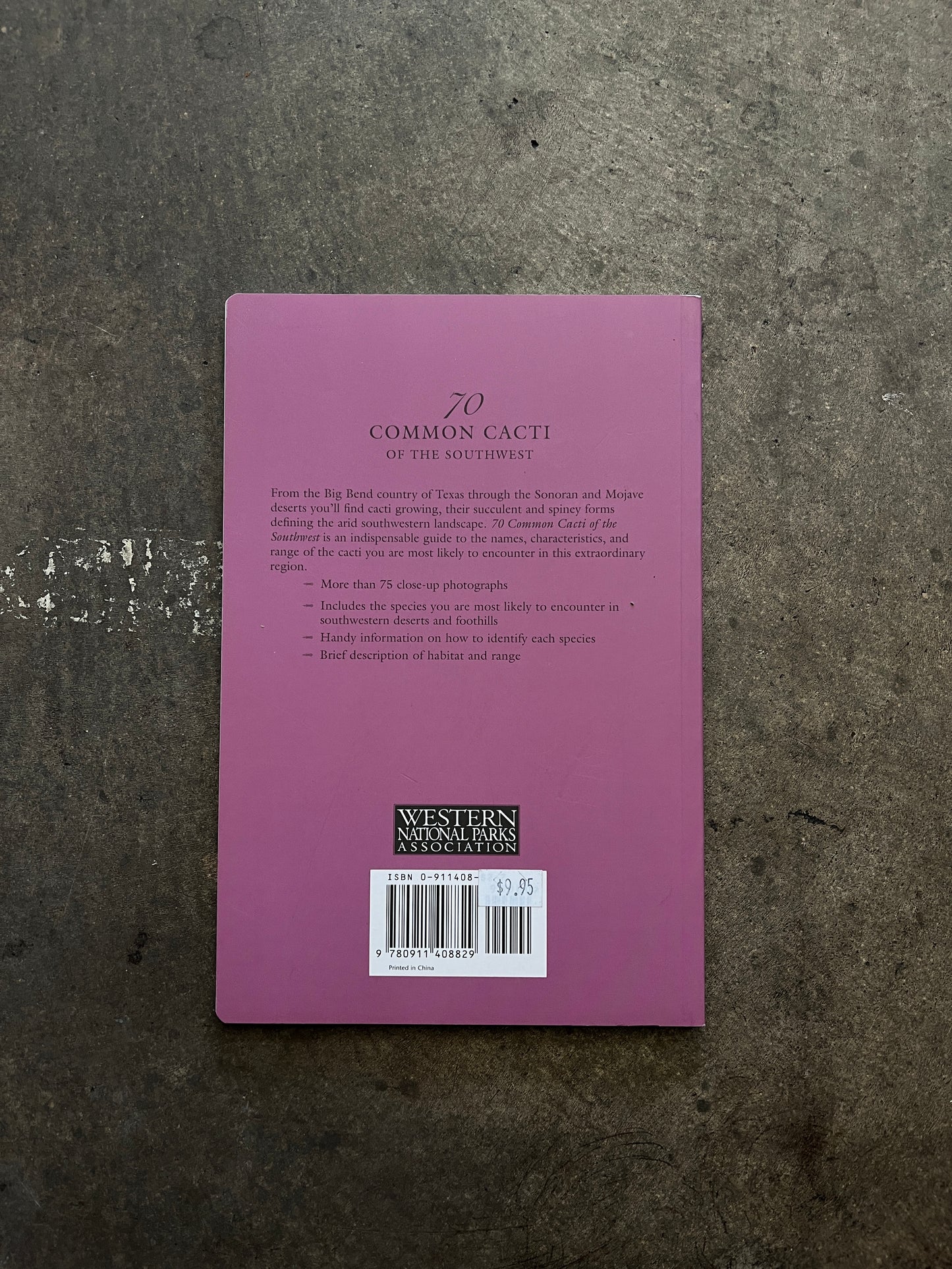 "70 Common Cacti of the Southwest" Book