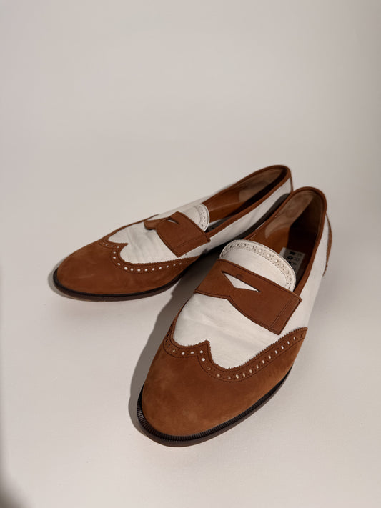 Fratelli Rossetti Two Tone Suede Loafers