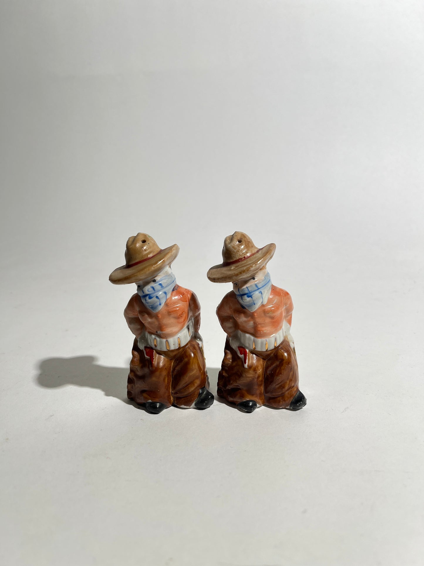 Cowboy Salt + Pepper Shakers