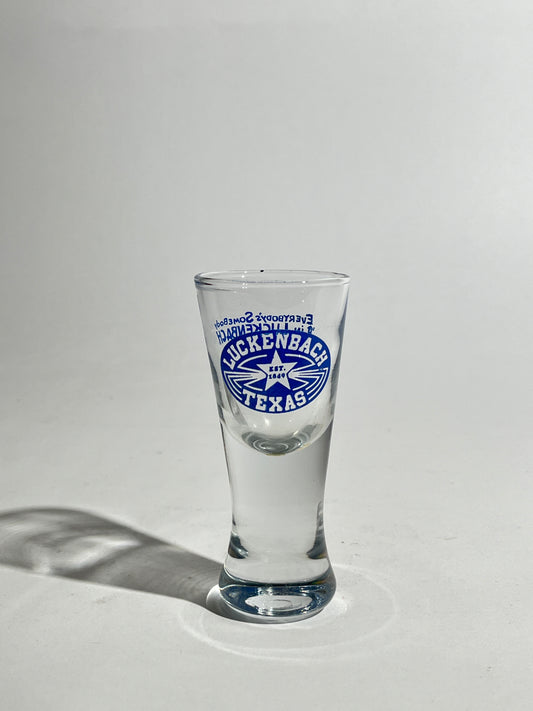 Luckenbach Texas Shot Glass