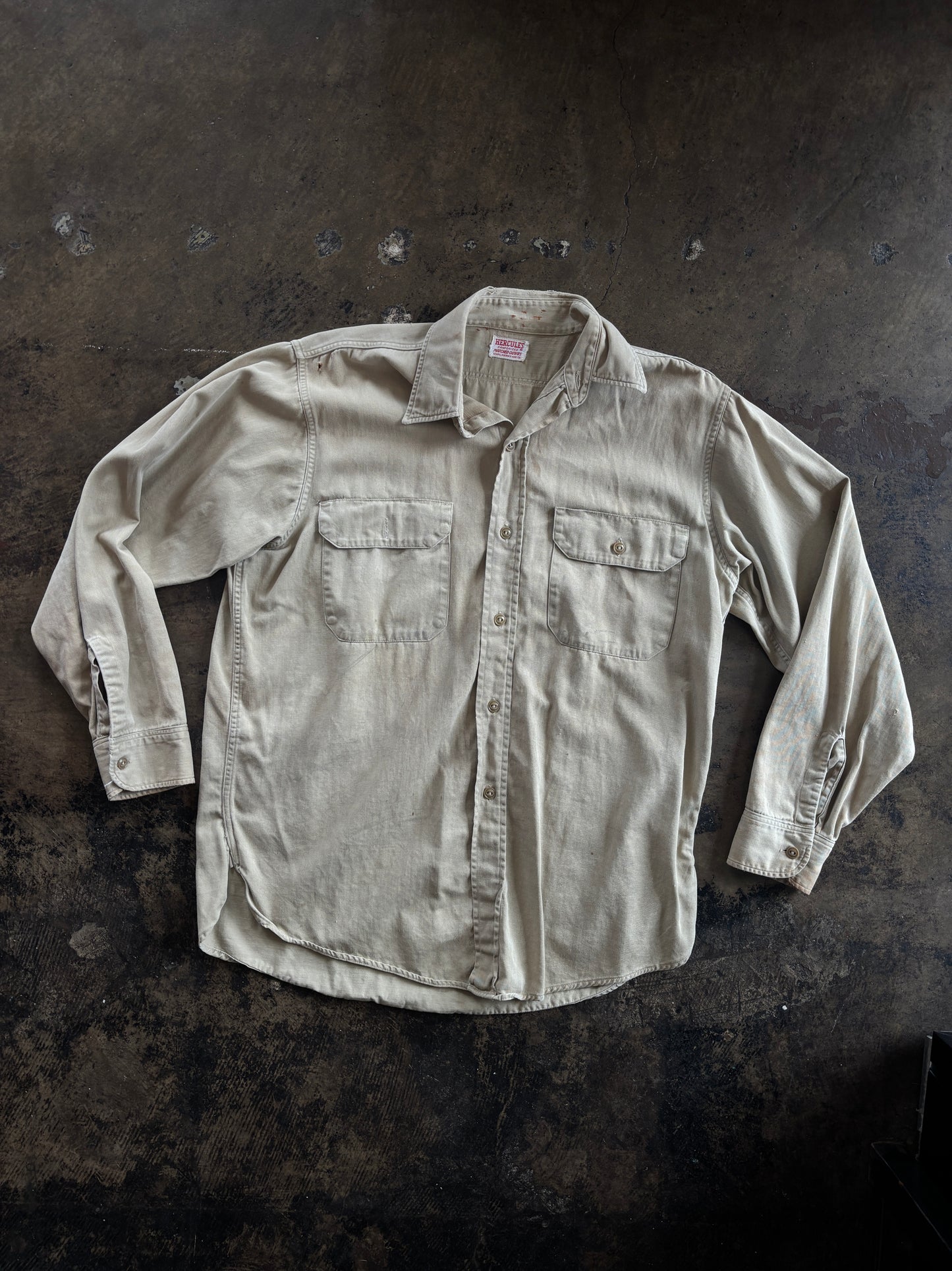 Khaki Hercules Button Up