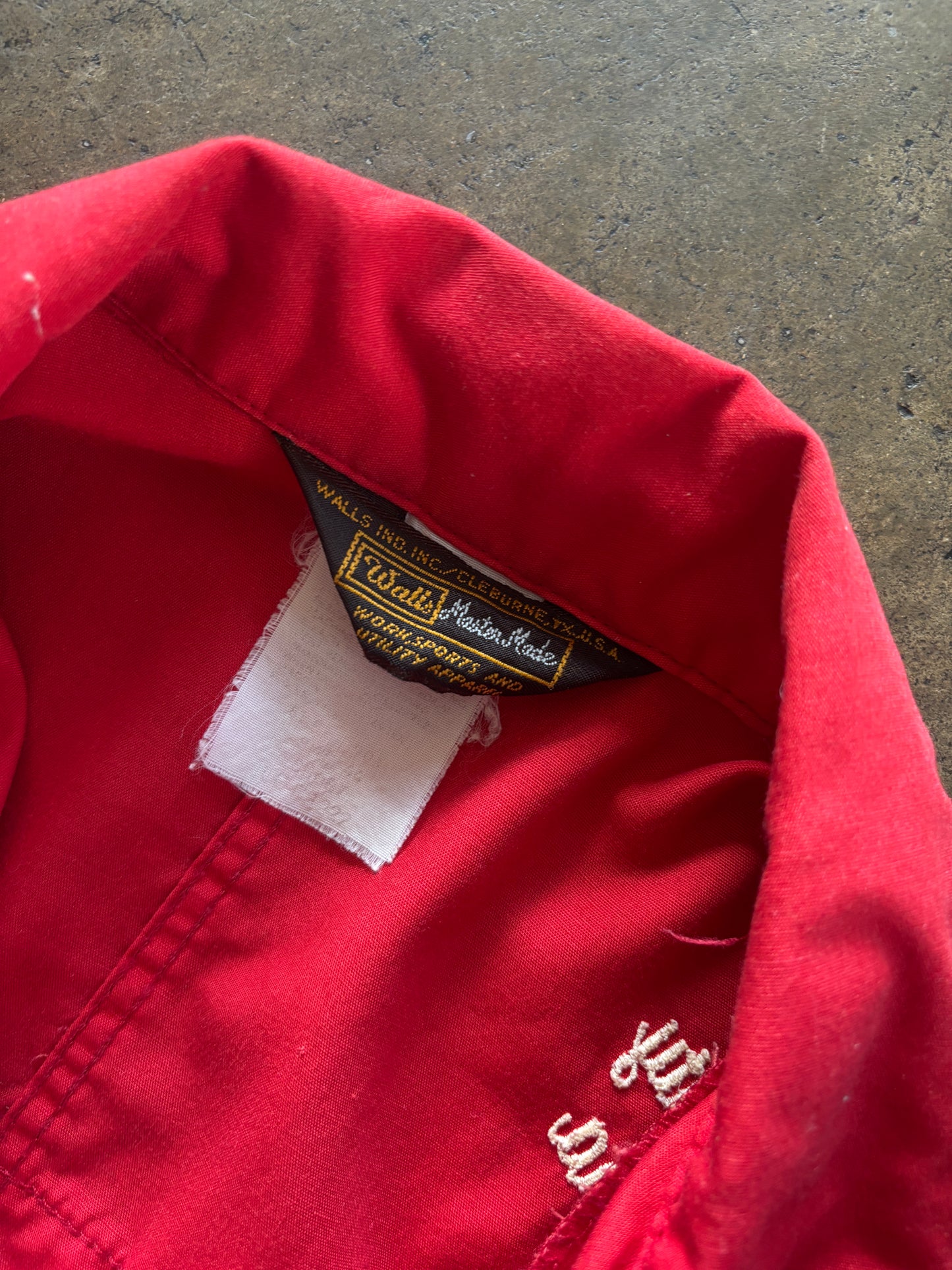 Red Loomis Coveralls