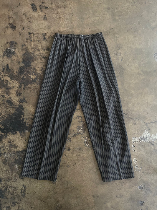 Vintage Studio Black Striped Trousers