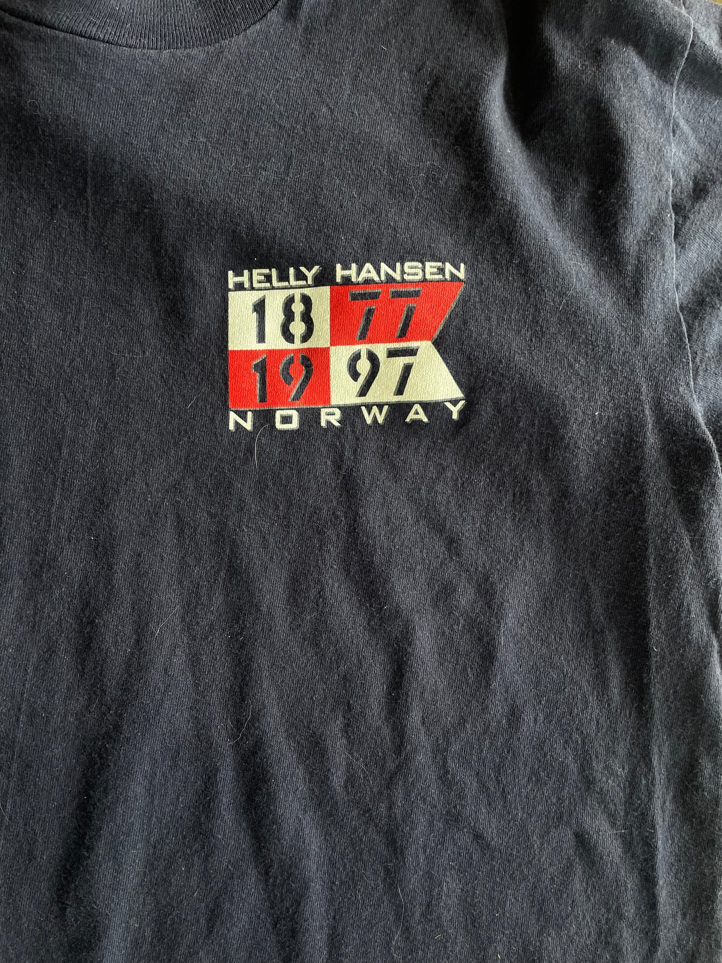 Navy Norway Helly Hanson Long Sleeve Tee