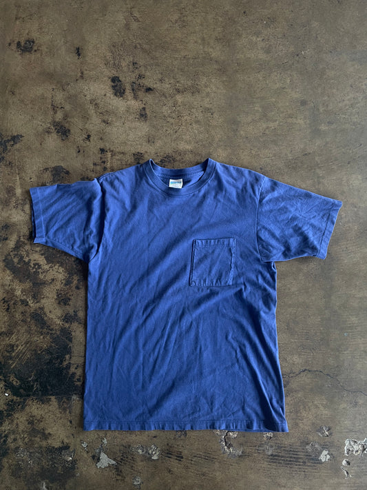 Dark Blue Pocket Tee