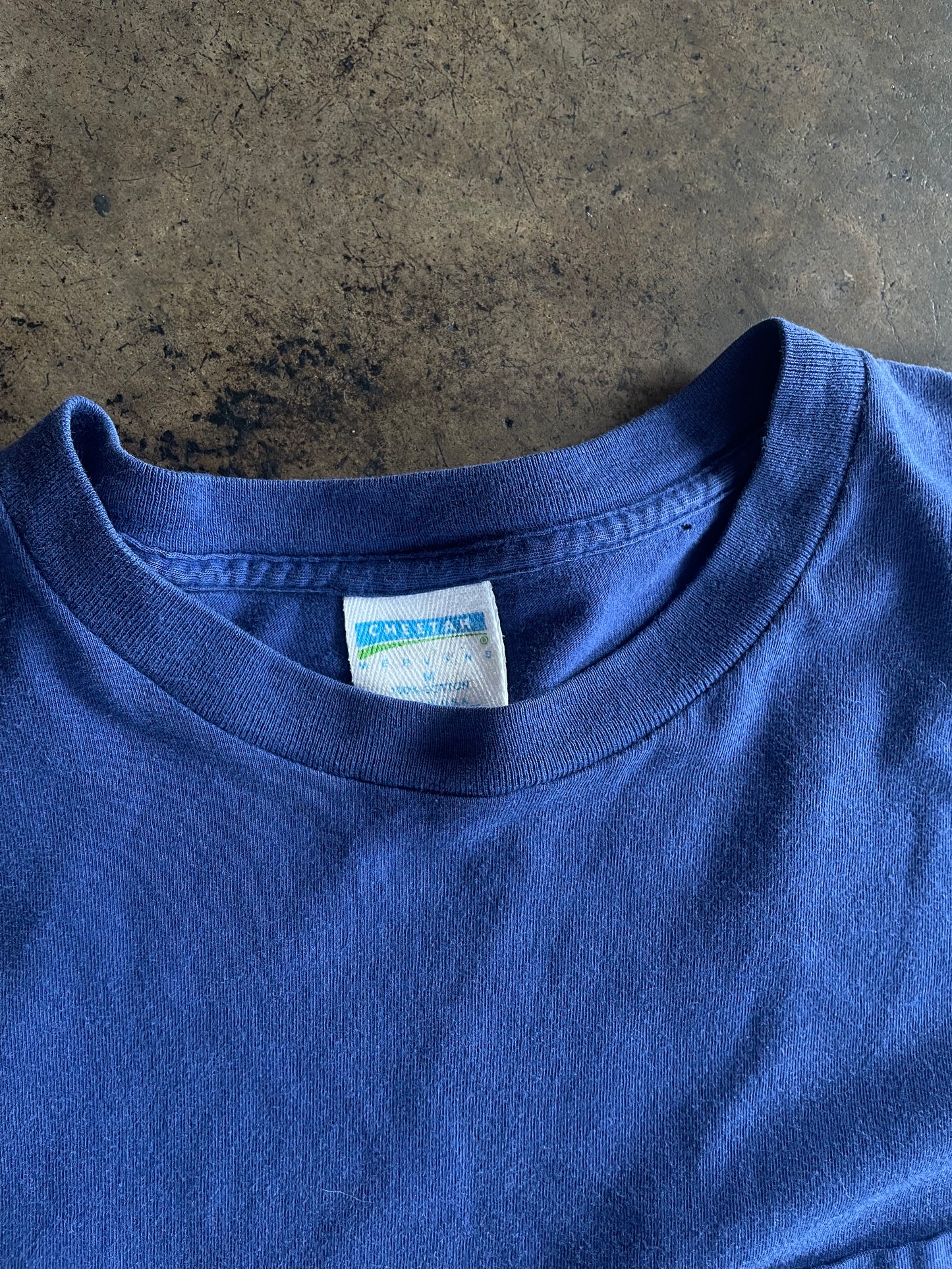 Dark Blue Pocket Tee