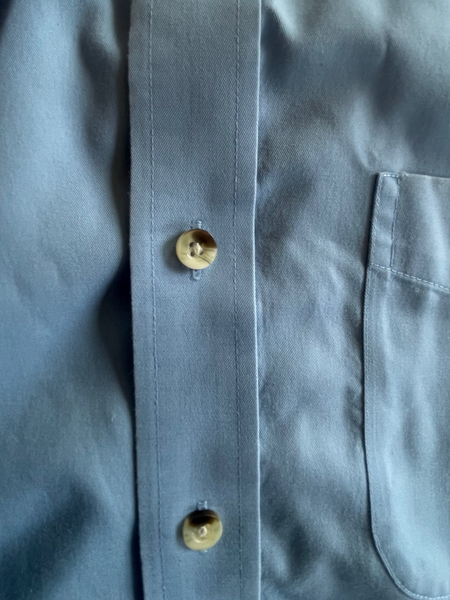 LL Bean Baby Blue Button Up
