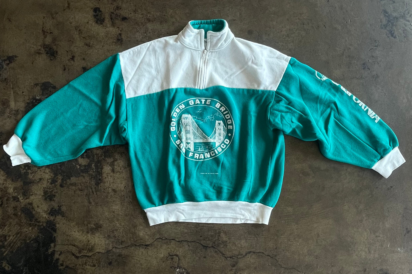 San Francisco Quarter Zip Sweater