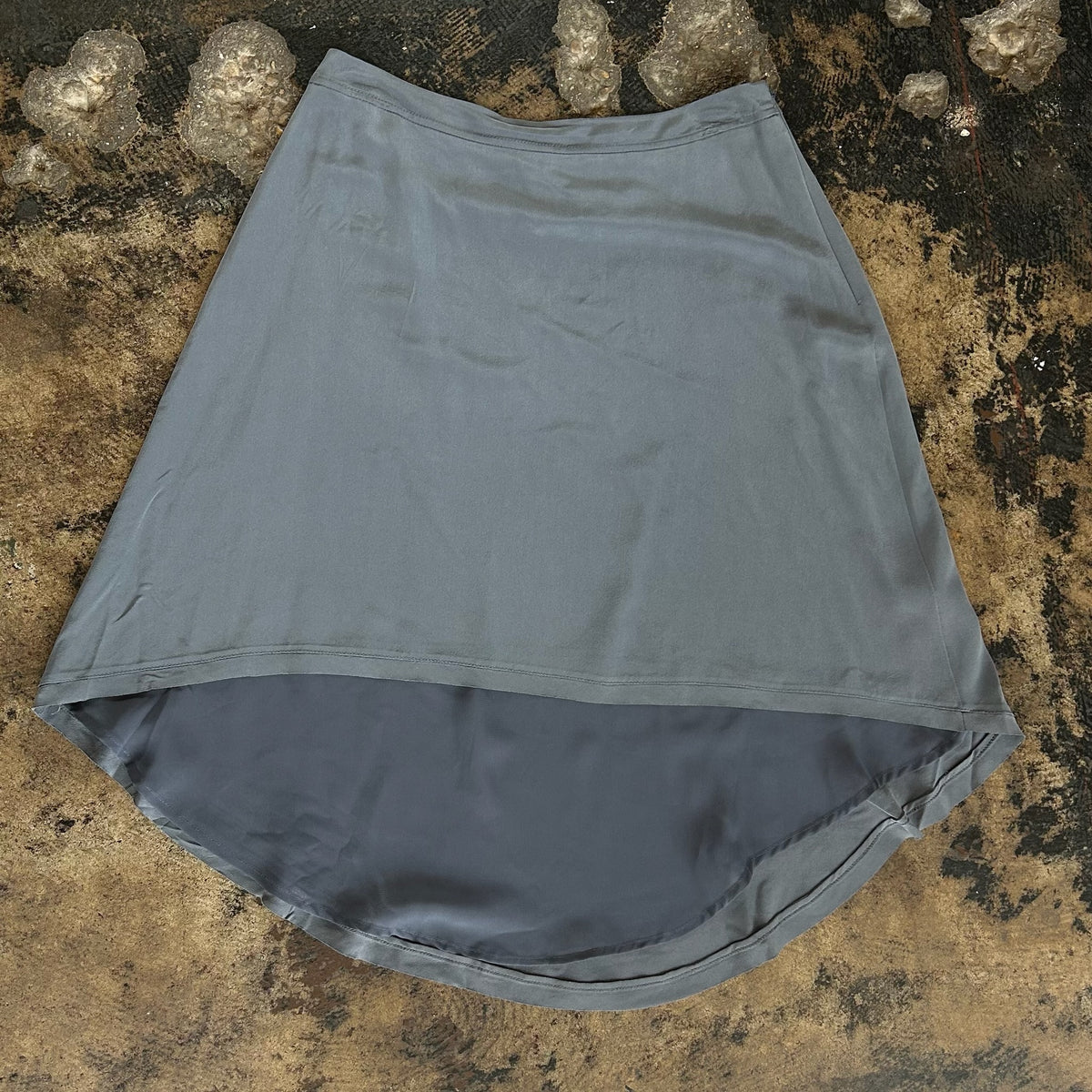 Gray Armani Asymetrical Skirt