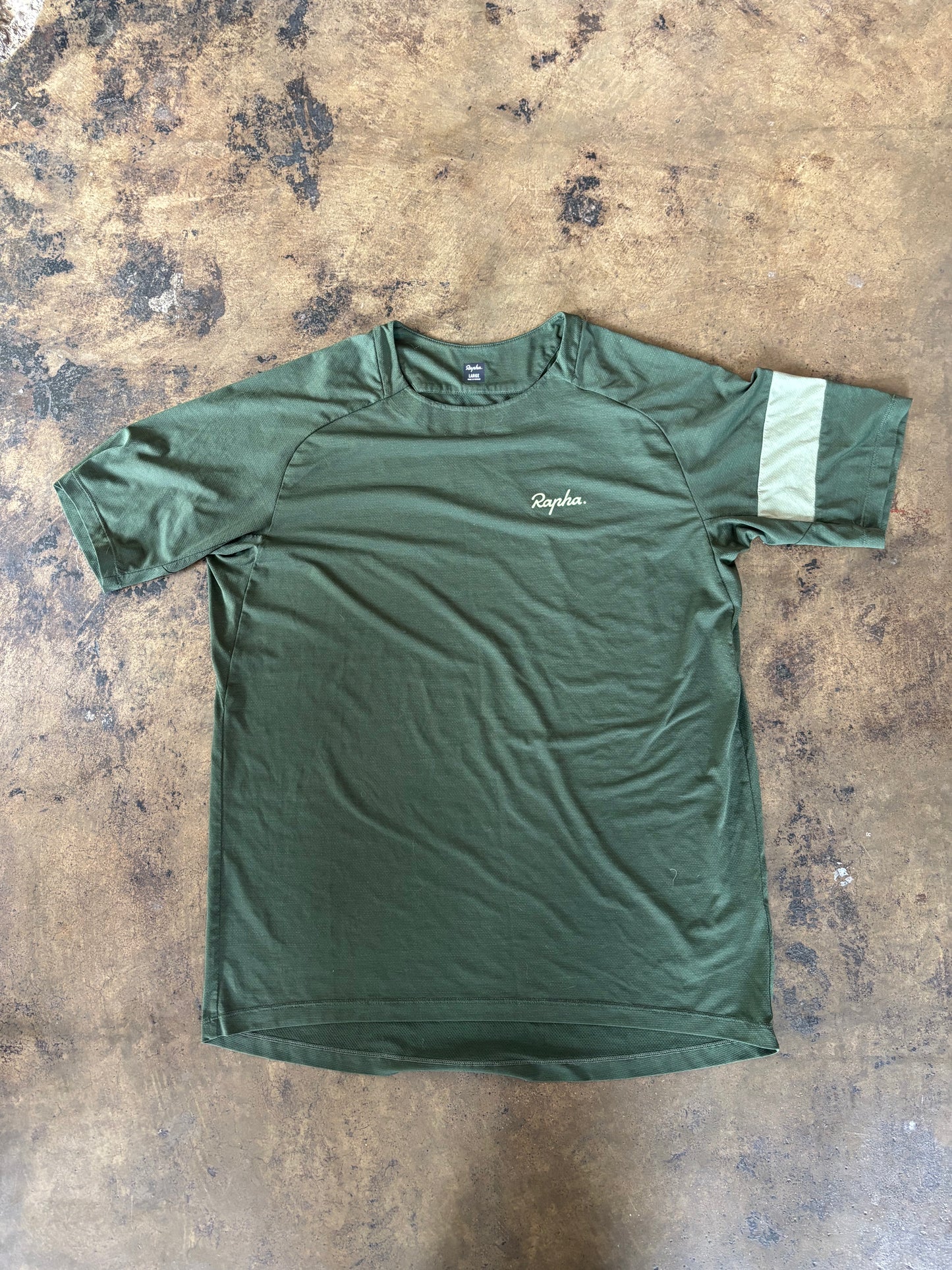 Green Rapha Cycling Shirt